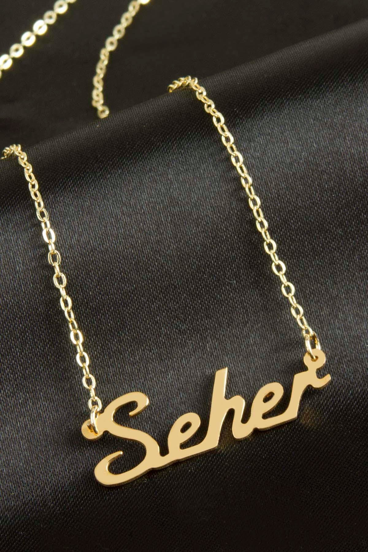 Seher İsimli Kolye (Kişiye Özel)