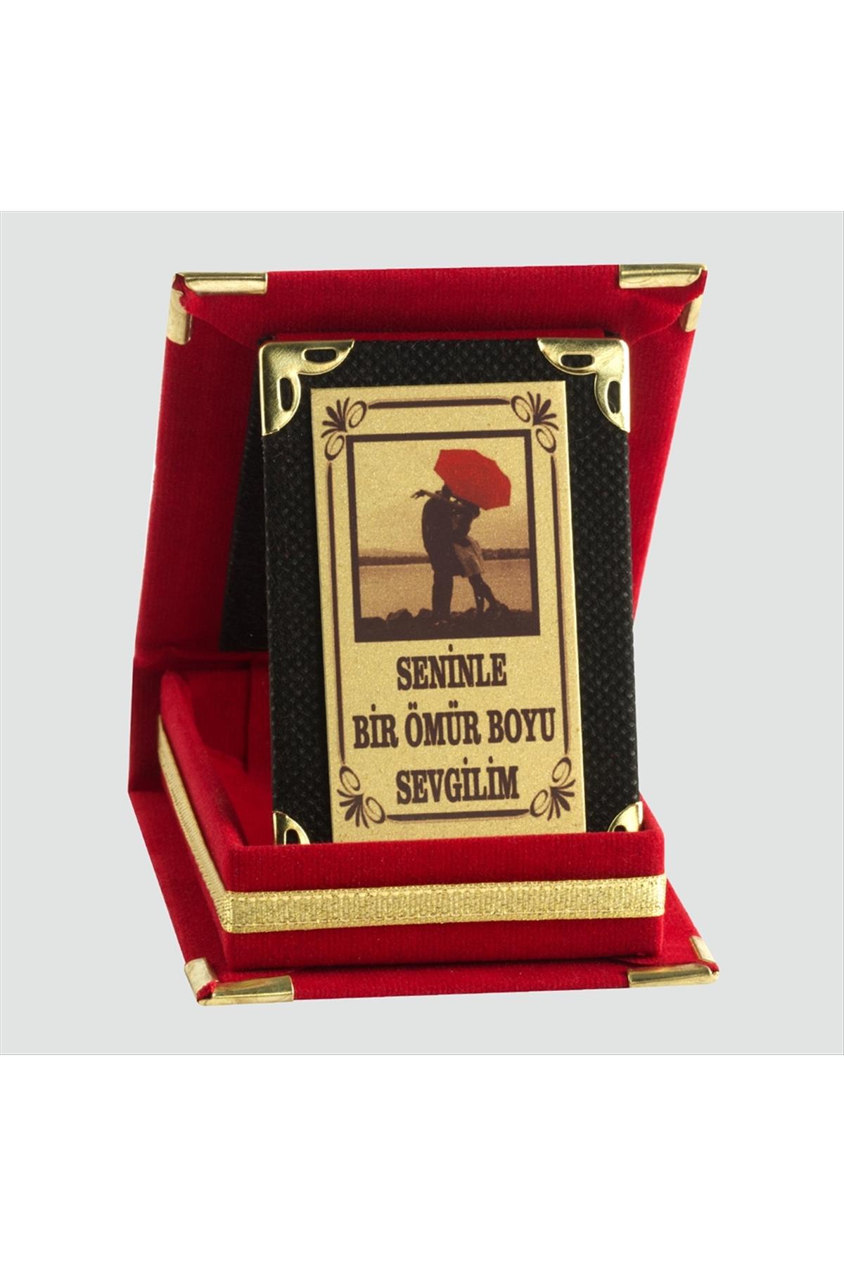 Seninle Bir Ömür Boyu Sevgilim Plaketi