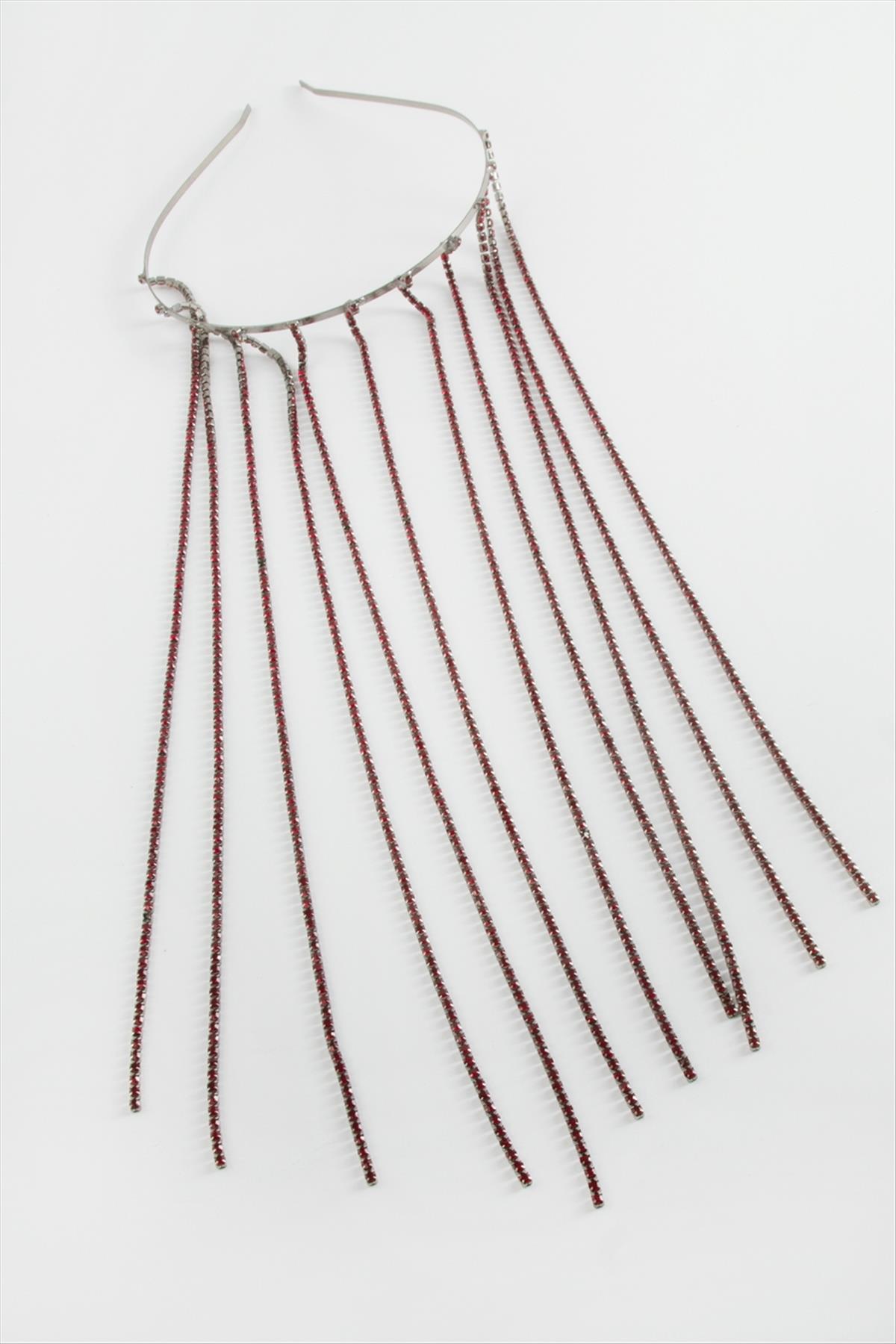 Şerit Taşlı Gelin Tacı