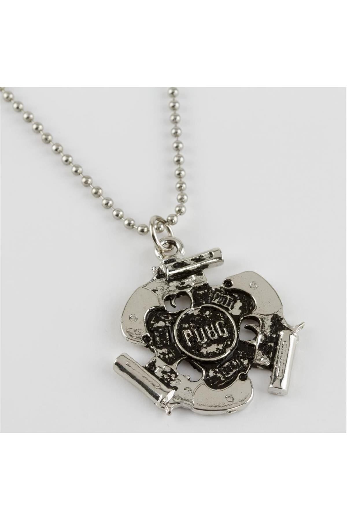 Silah Figürlü Erkek Kolye