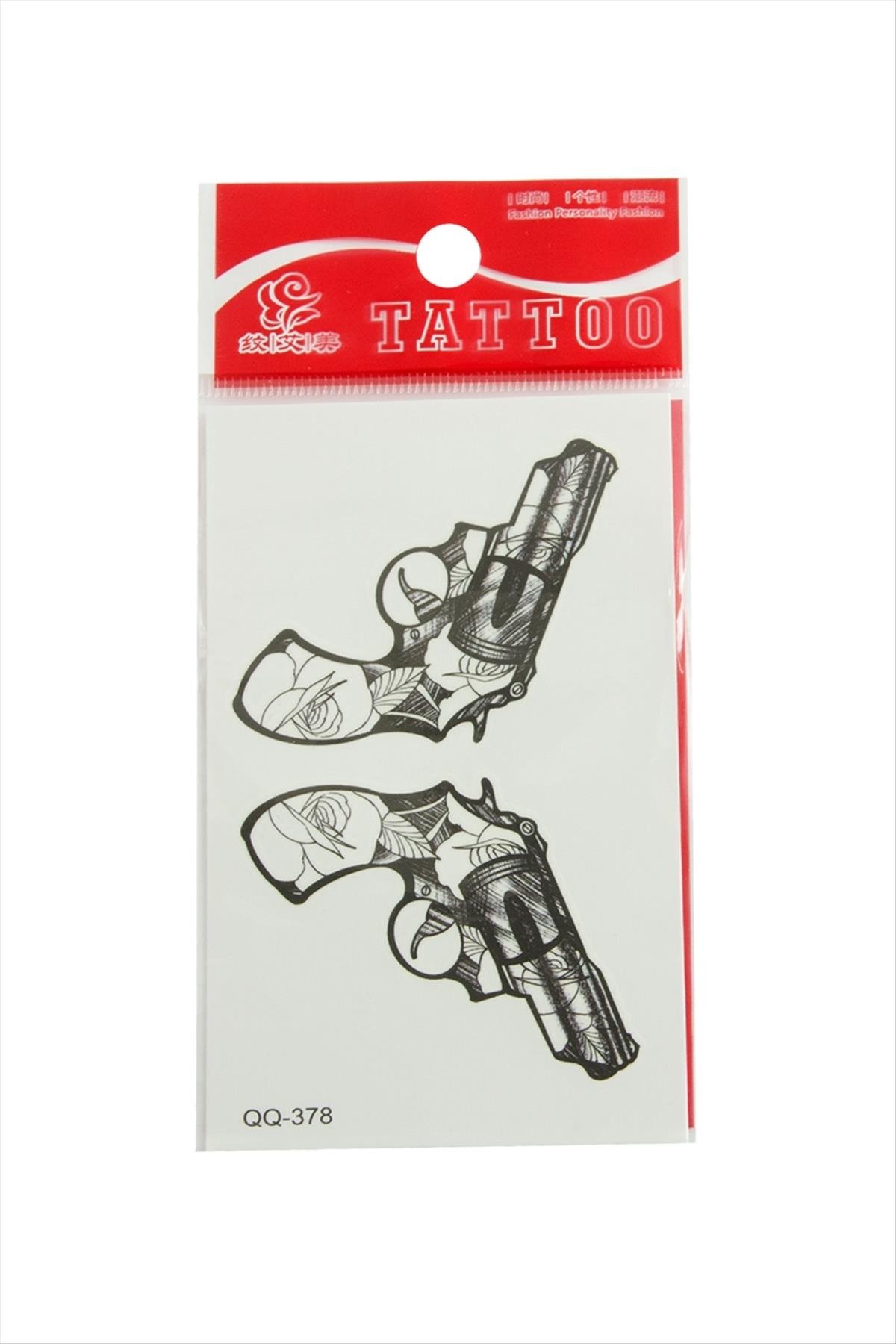 Silah Tattoo Dövme Sticker