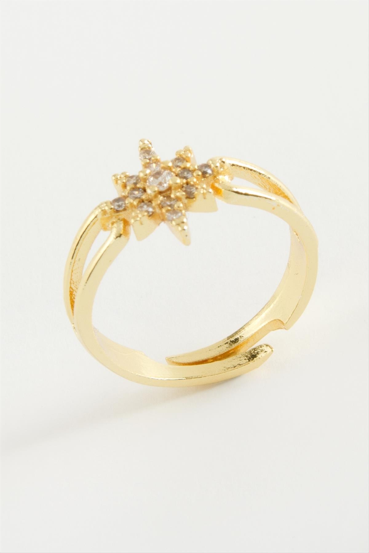 Şimşek Zirkon Taşlı Yüzük