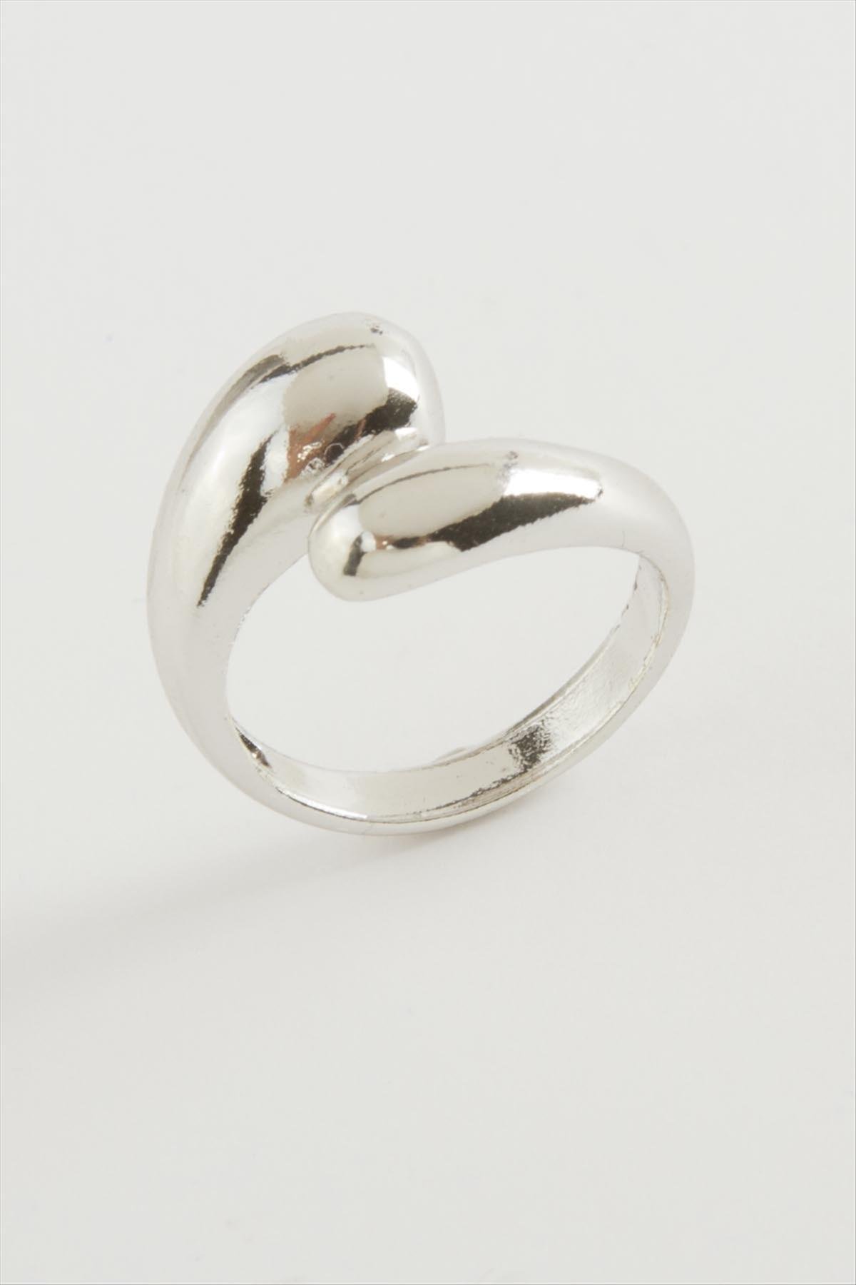 Su Damlası Metal Yüzük