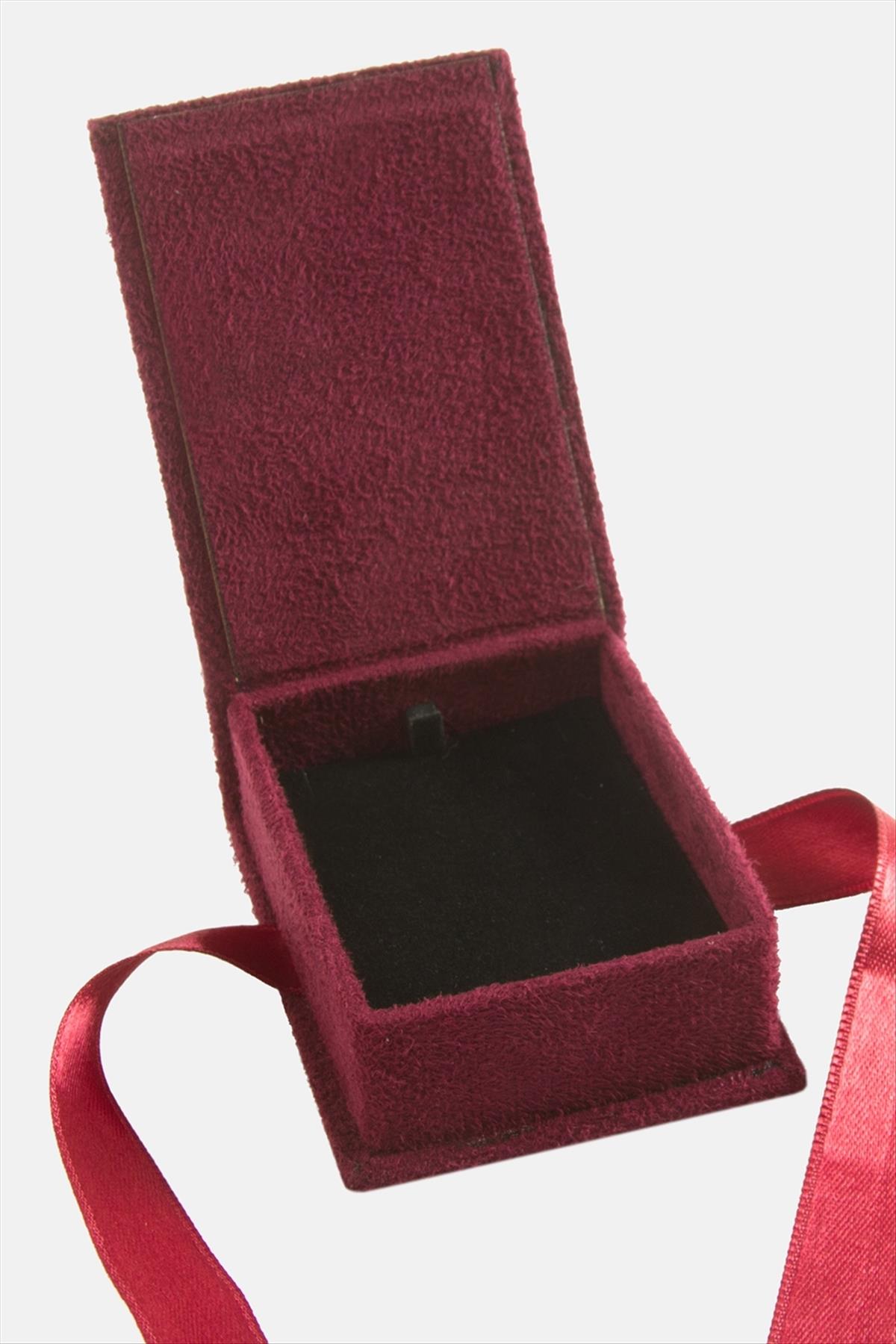 Süet Lüx Set Kolye Kutusu