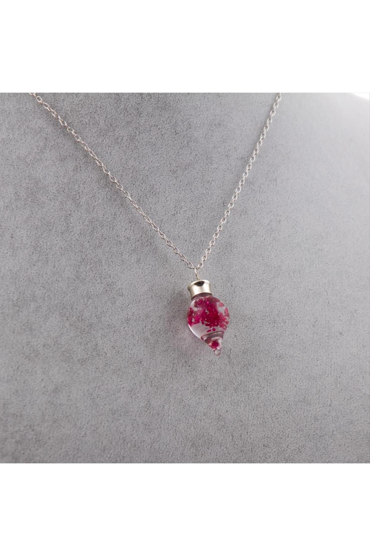 Sulu Fanus Canlı Kolye