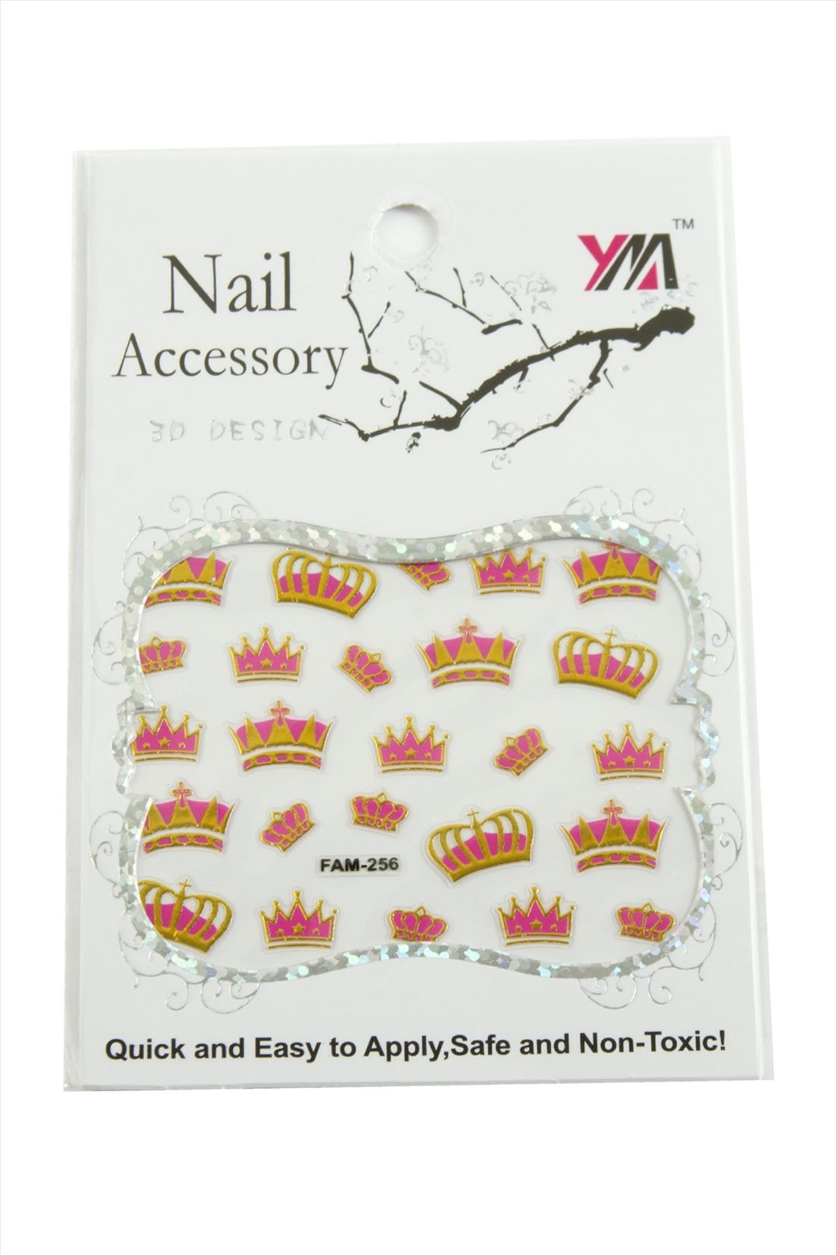 Taç Tırnak Aksesuarı Tattoo Sticker