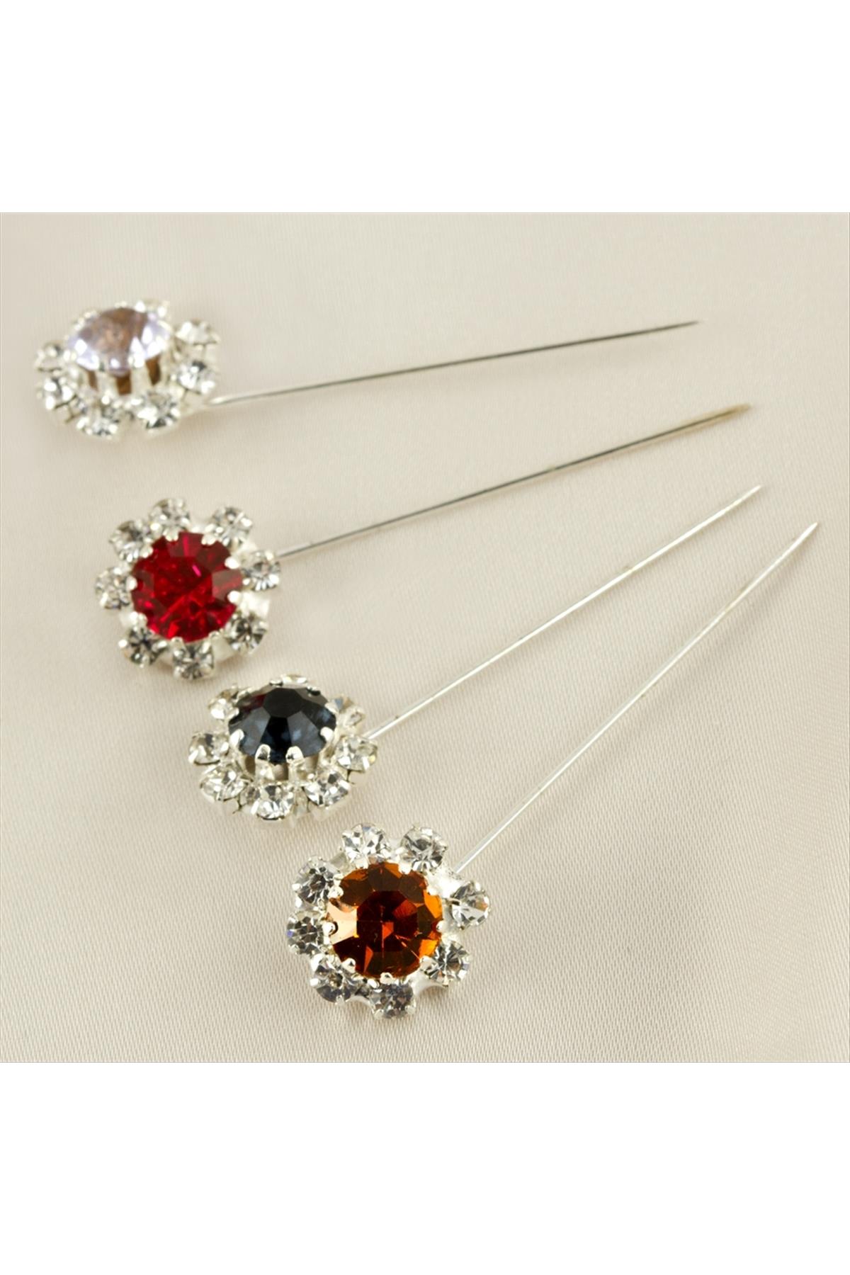 Taşlı Eşarp İğnesi