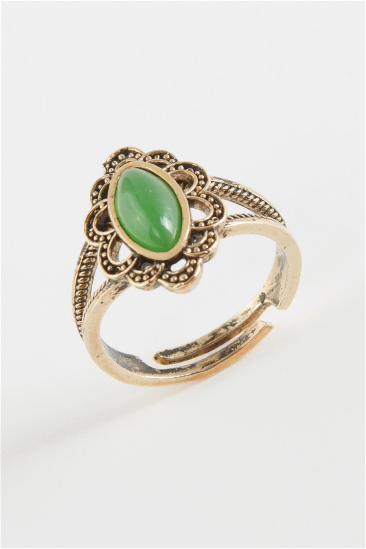 Taşlı Otantik Yüzük