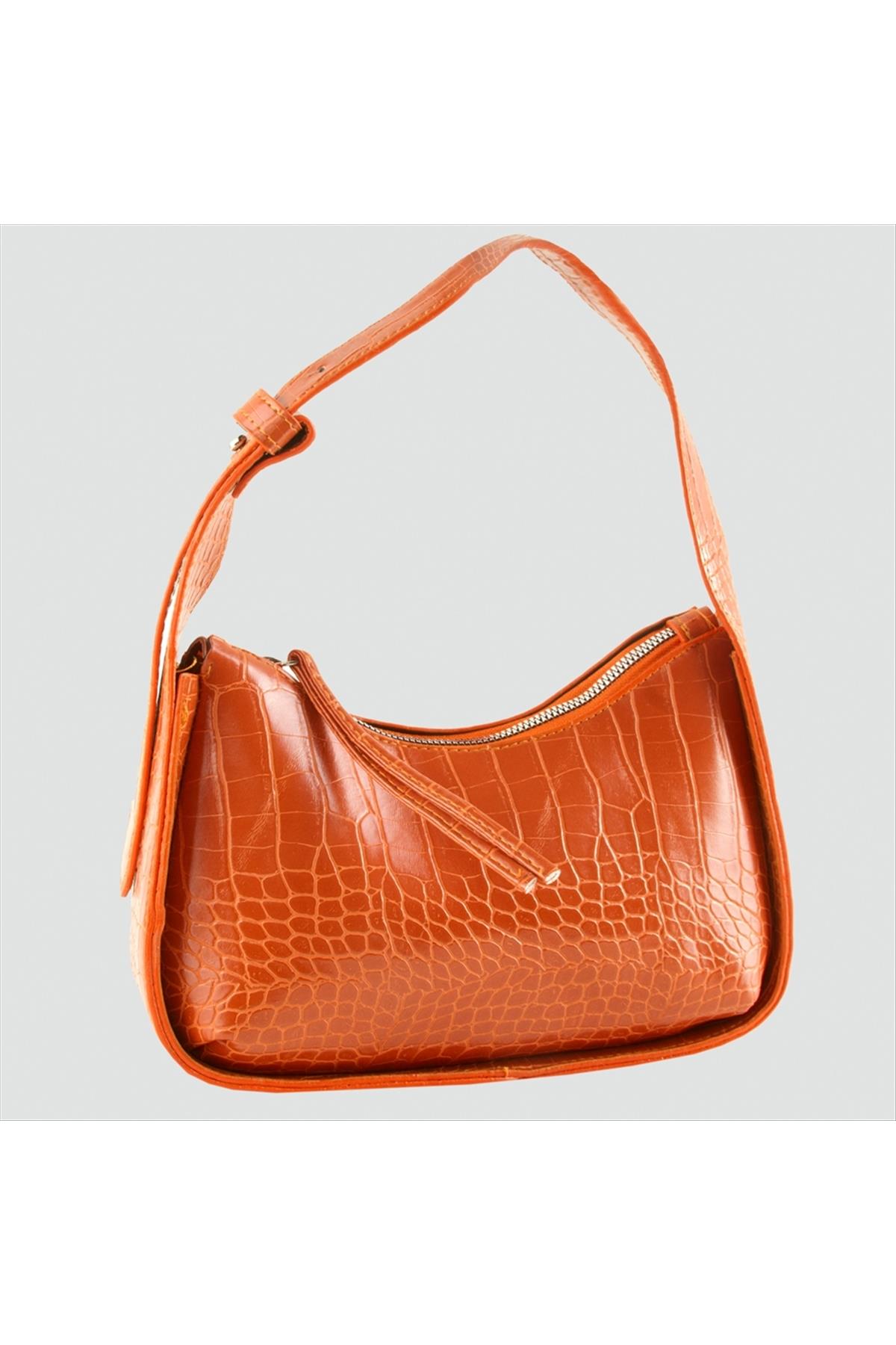 Tek Siperli Fermuarlı Yeni Sezon Askılı Kadın Çanta