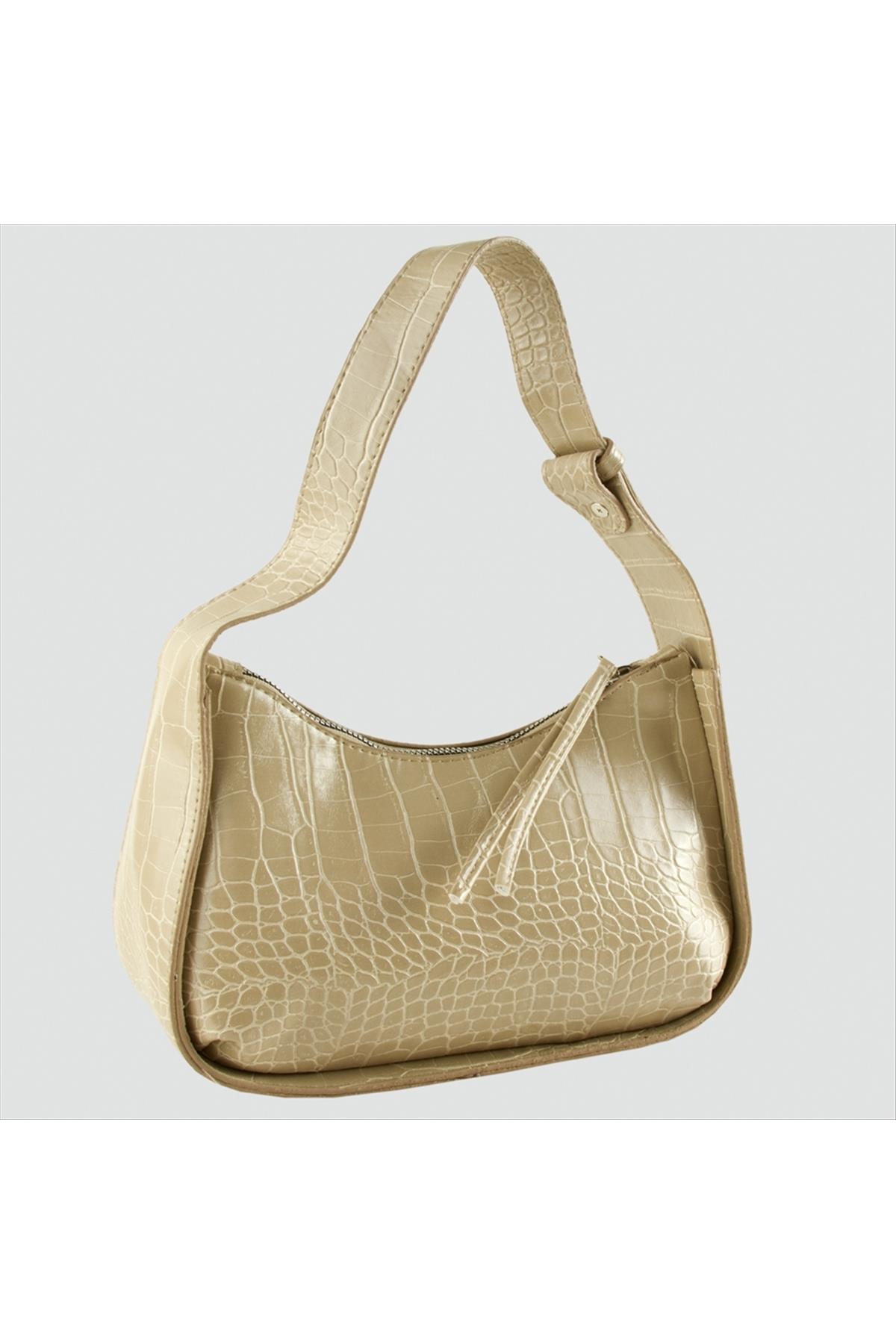 Tek Siperli Fermuarlı Yeni Sezon Askılı Kadın Çanta