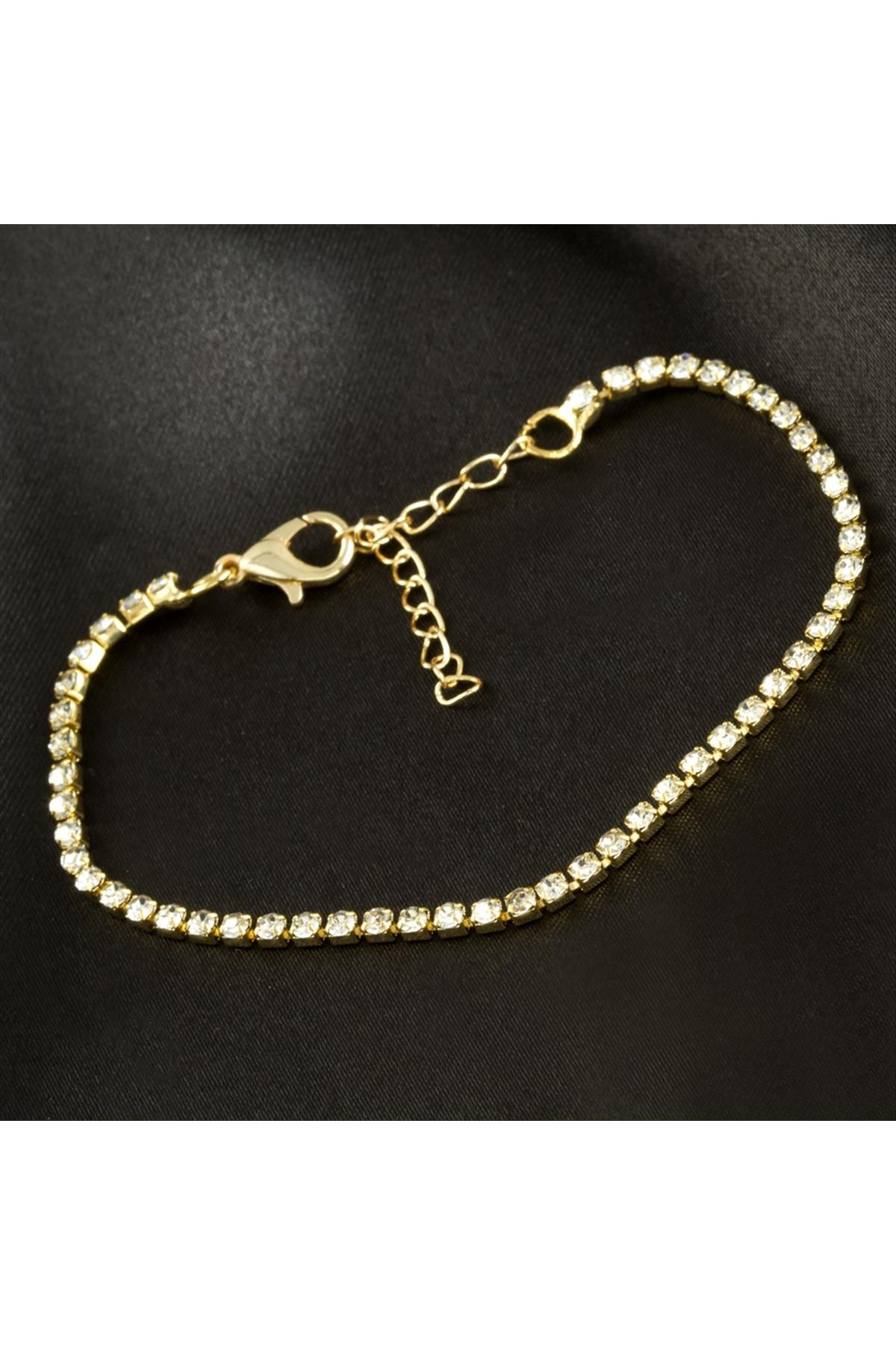 Tek Sıra Taşlı Suyolu Bileklik