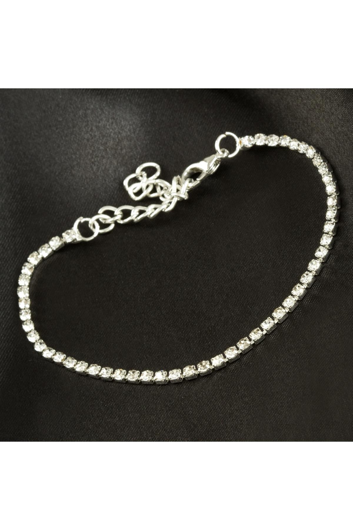 Tek Sıra Taşlı Suyolu Bileklik