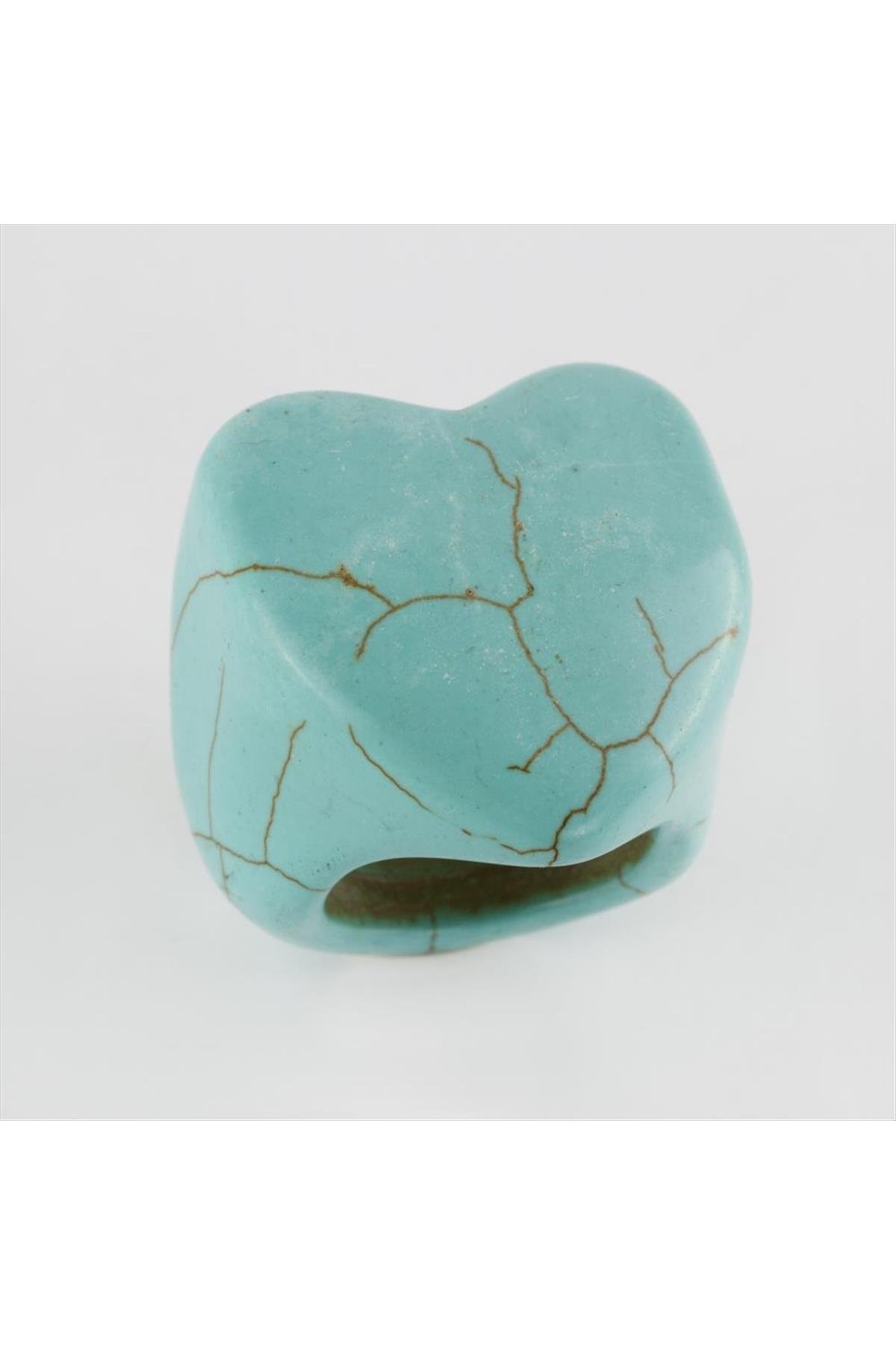 Turkuaz Doğaltaş Yüzük