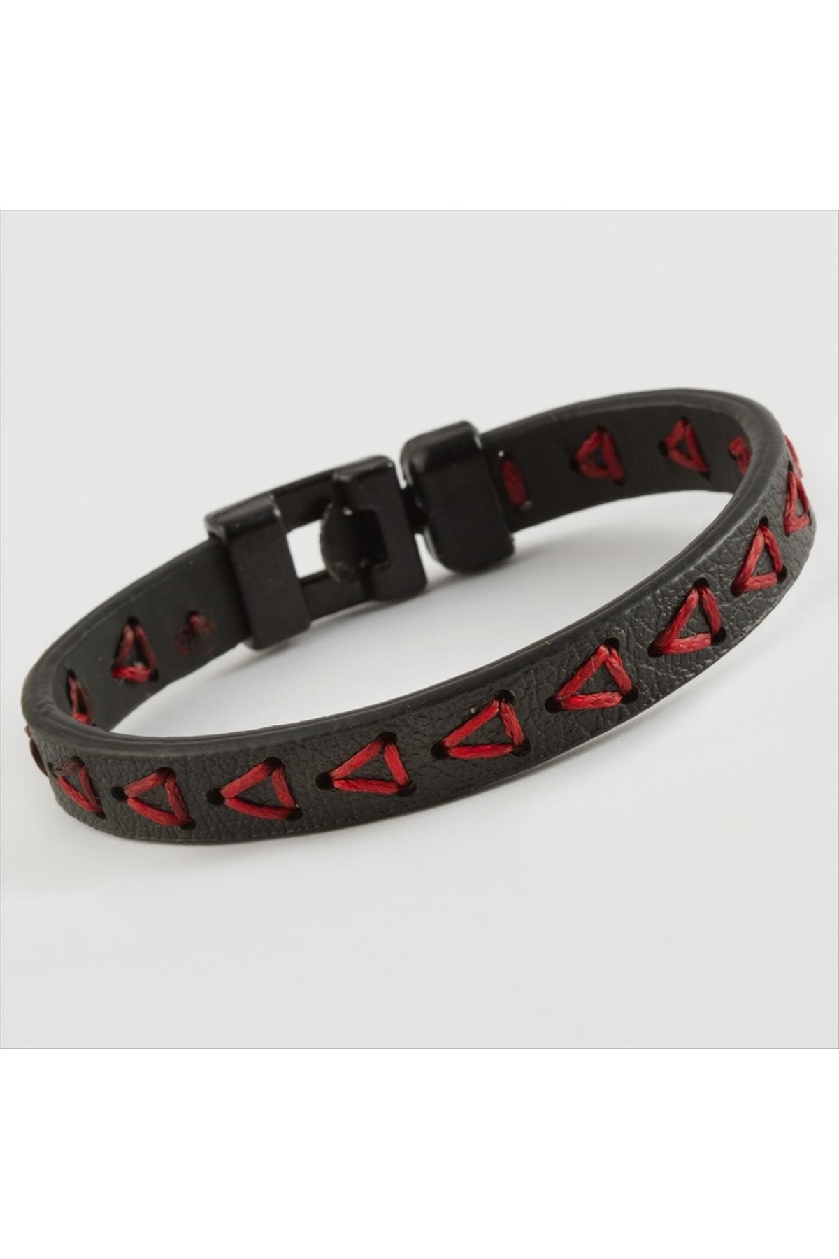 Üçgen Kaliteli Suni Deri Bileklik