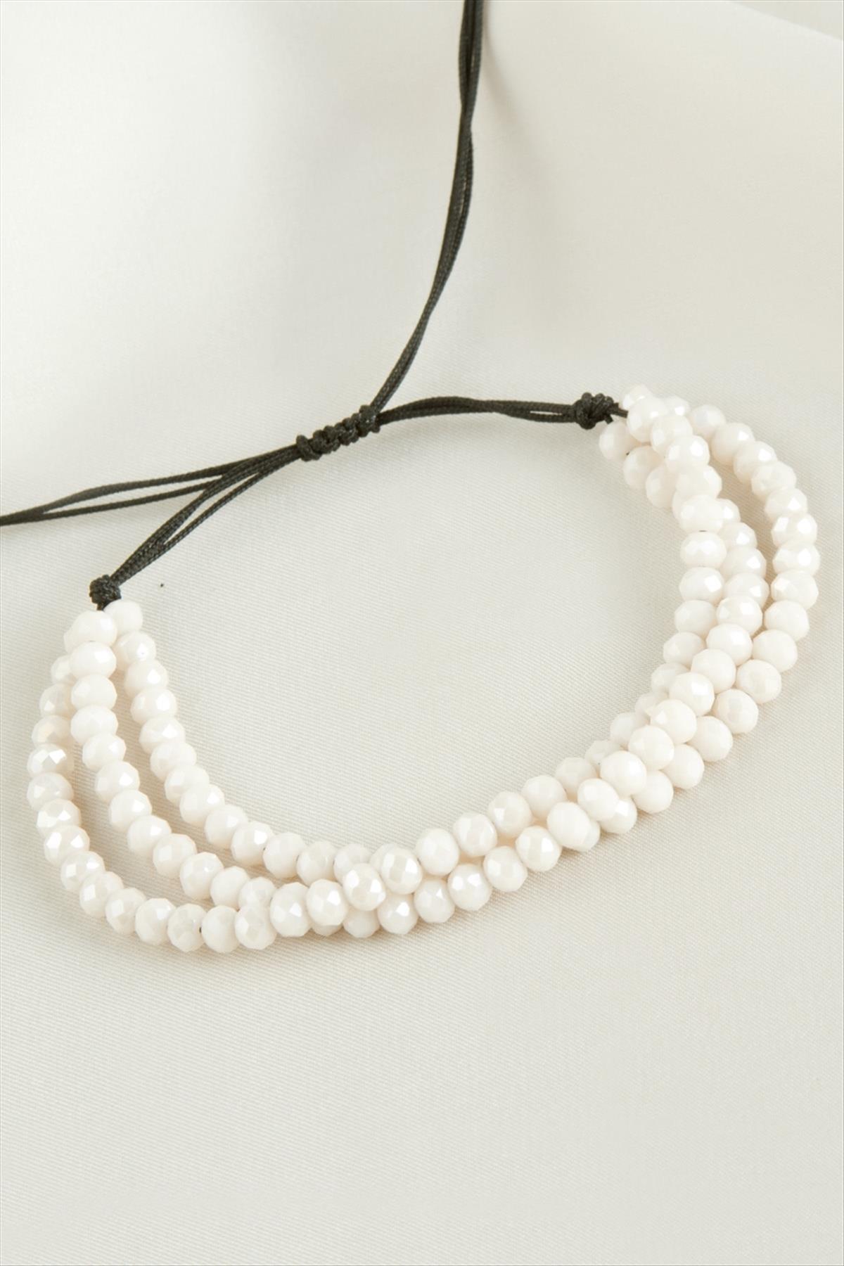 Üçlü Kristal Bileklik