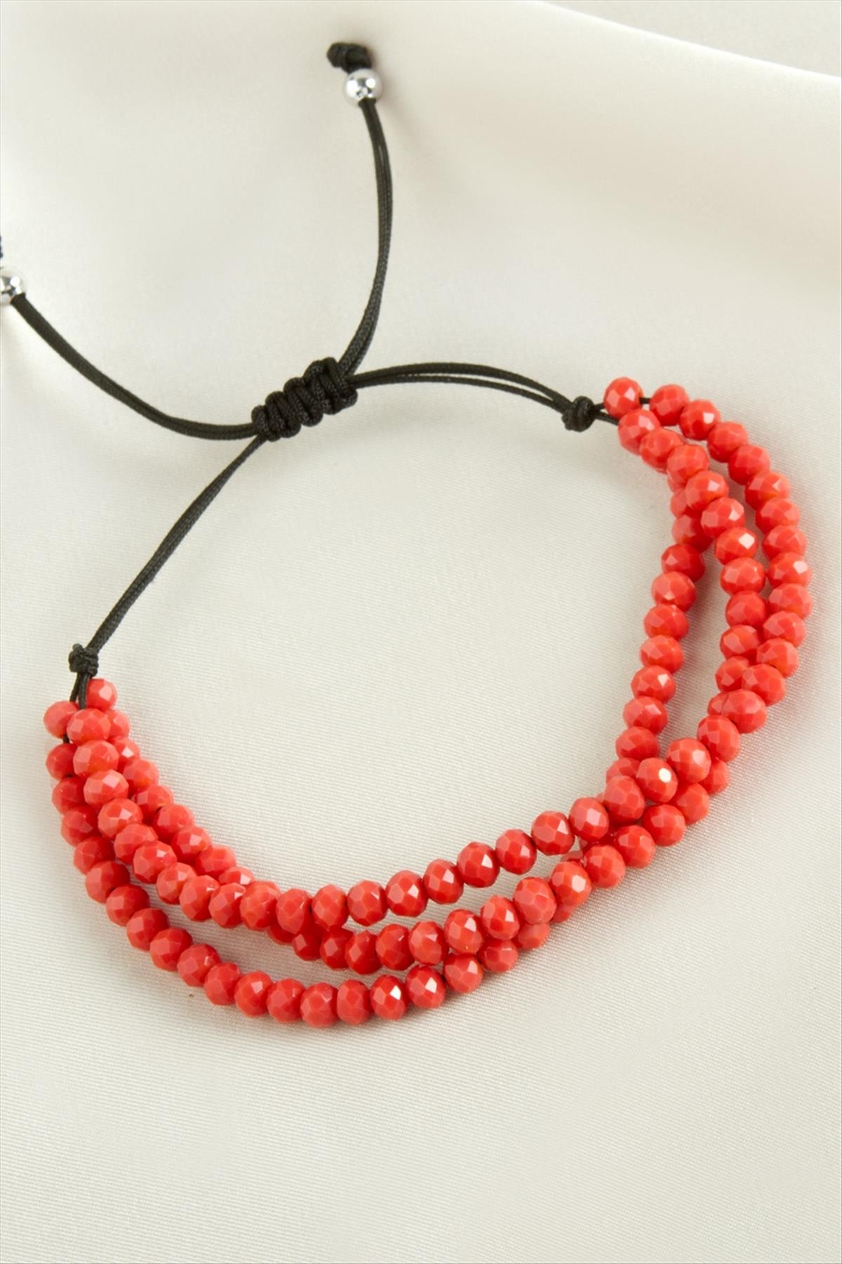 Üçlü Kristal Bileklik