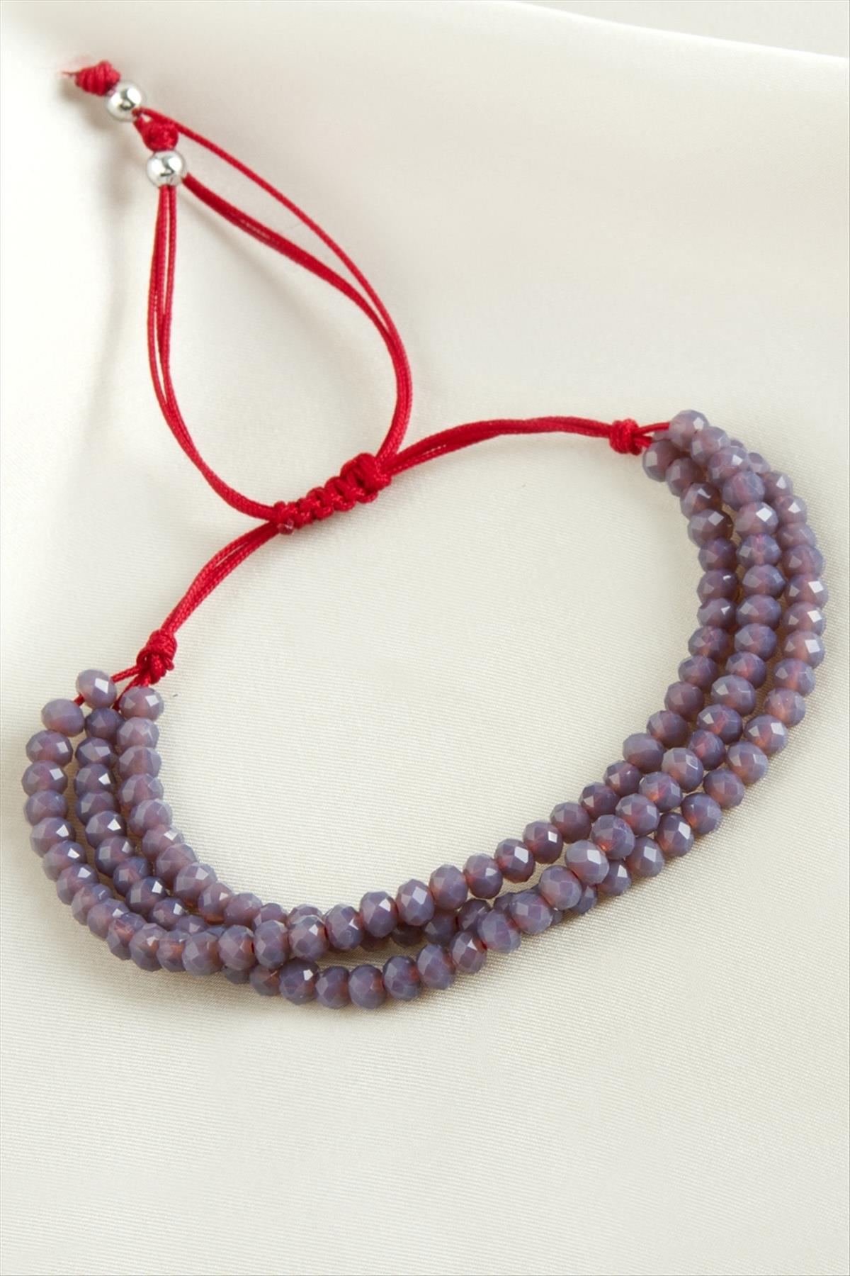 Üçlü Kristal Bileklik