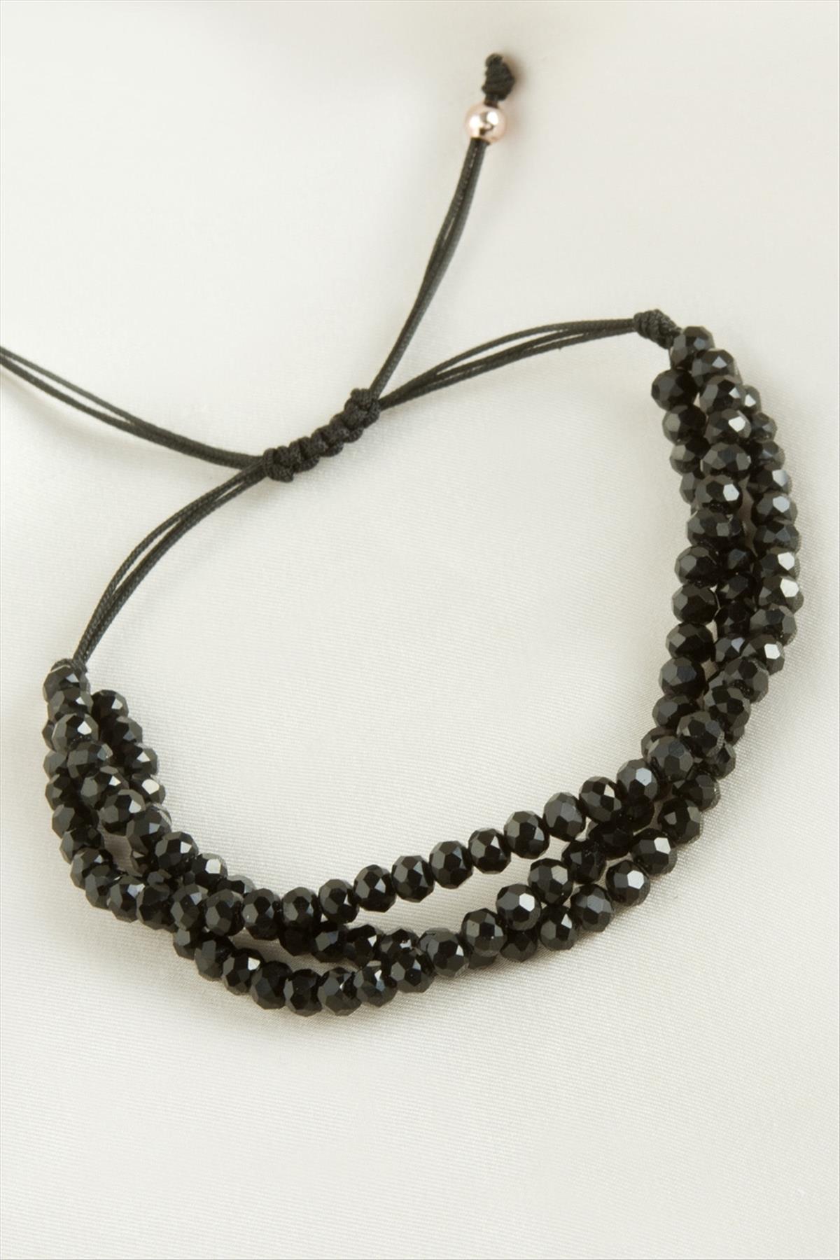 Üçlü Kristal Bileklik