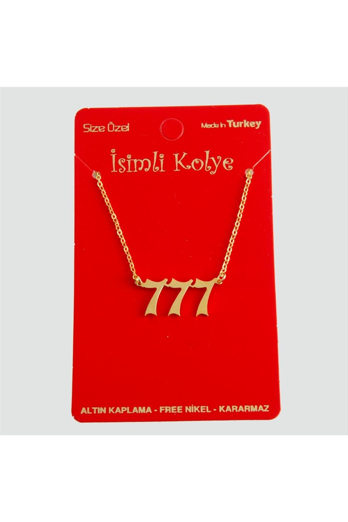 Uğurlu Rakamlar Uçlu Kolye