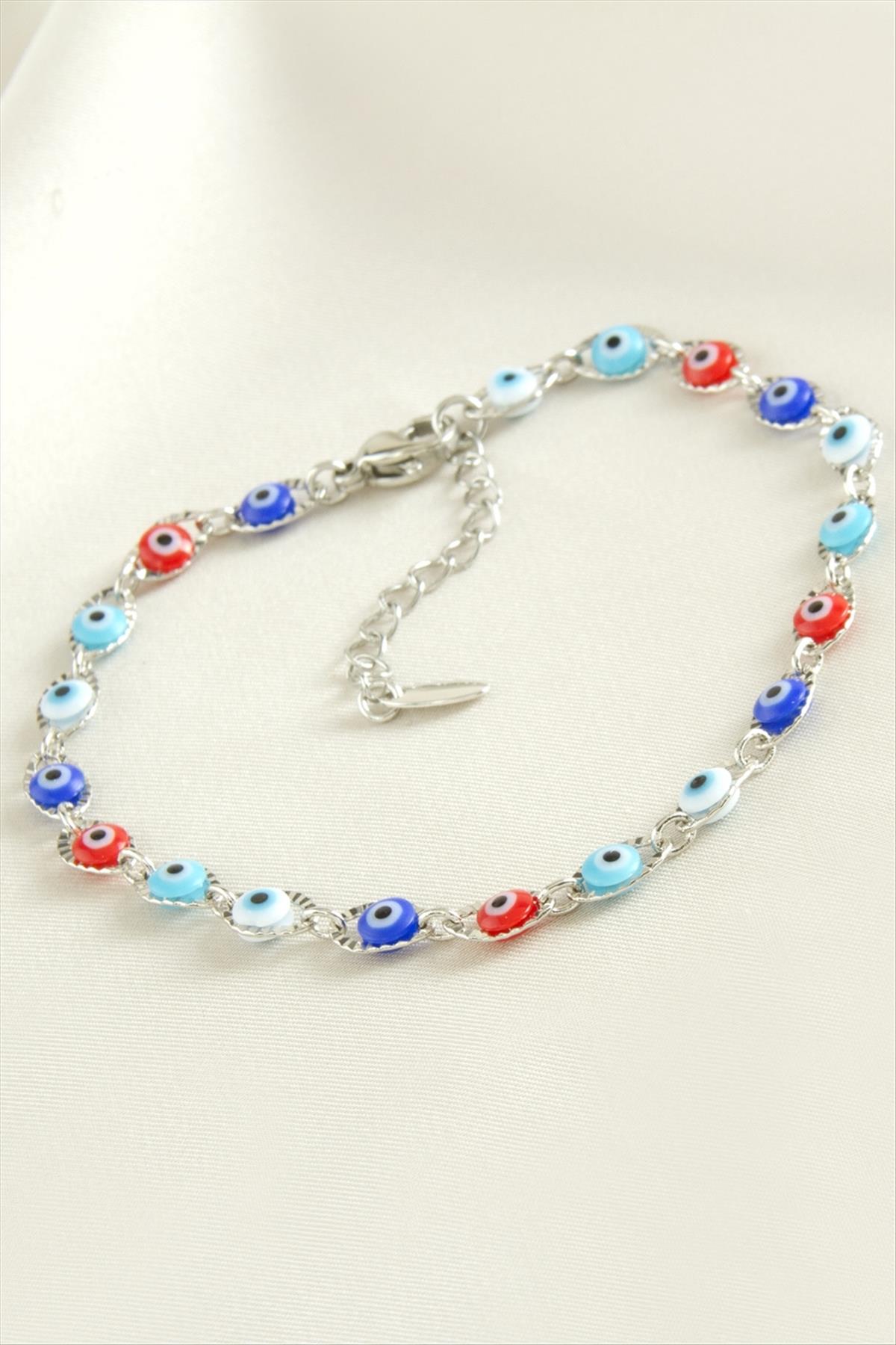 Xuping Nazar Boncuk Çelik Bileklik