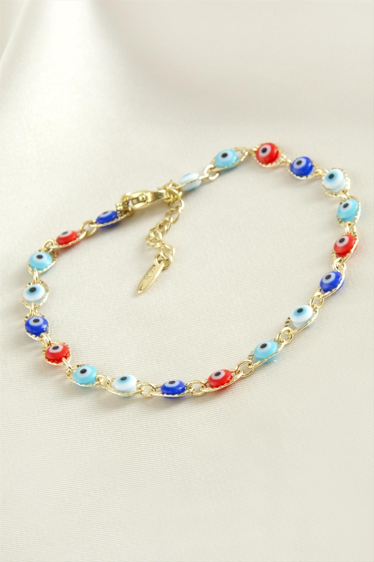 Xuping Nazar Boncuk Çelik Bileklik