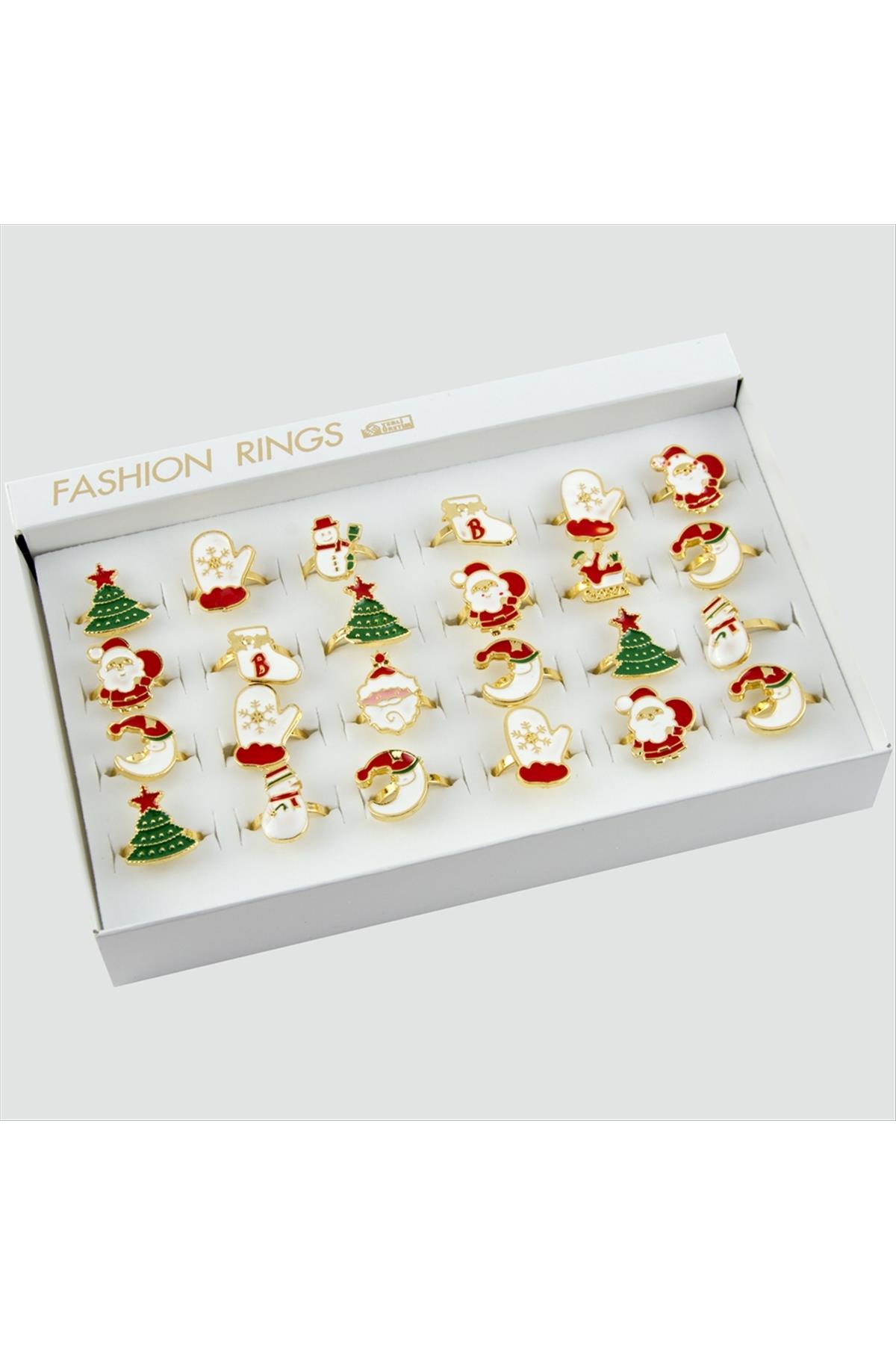 Yılbaşı Figürlü Eklem Yüzük