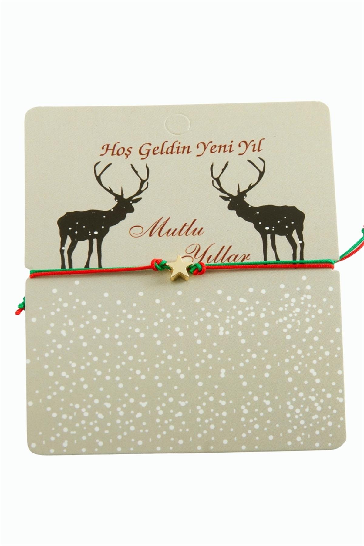 Yıldız Çift İpli Yılbaşı Bilekliği