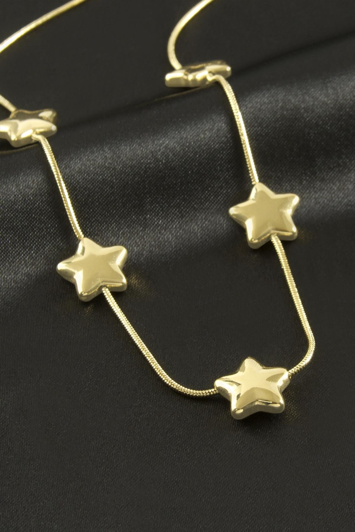 Yıldız Lüks Çelik Kolye