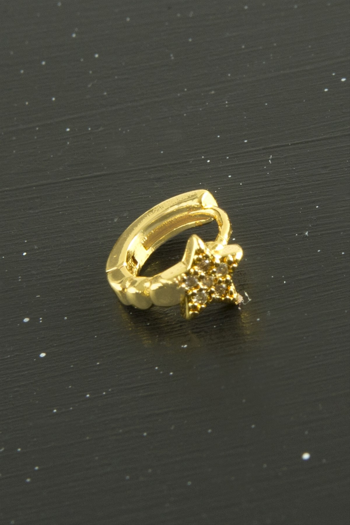 Yıldız Lüks Çelik Kulak Burun Piercing 1 Adet