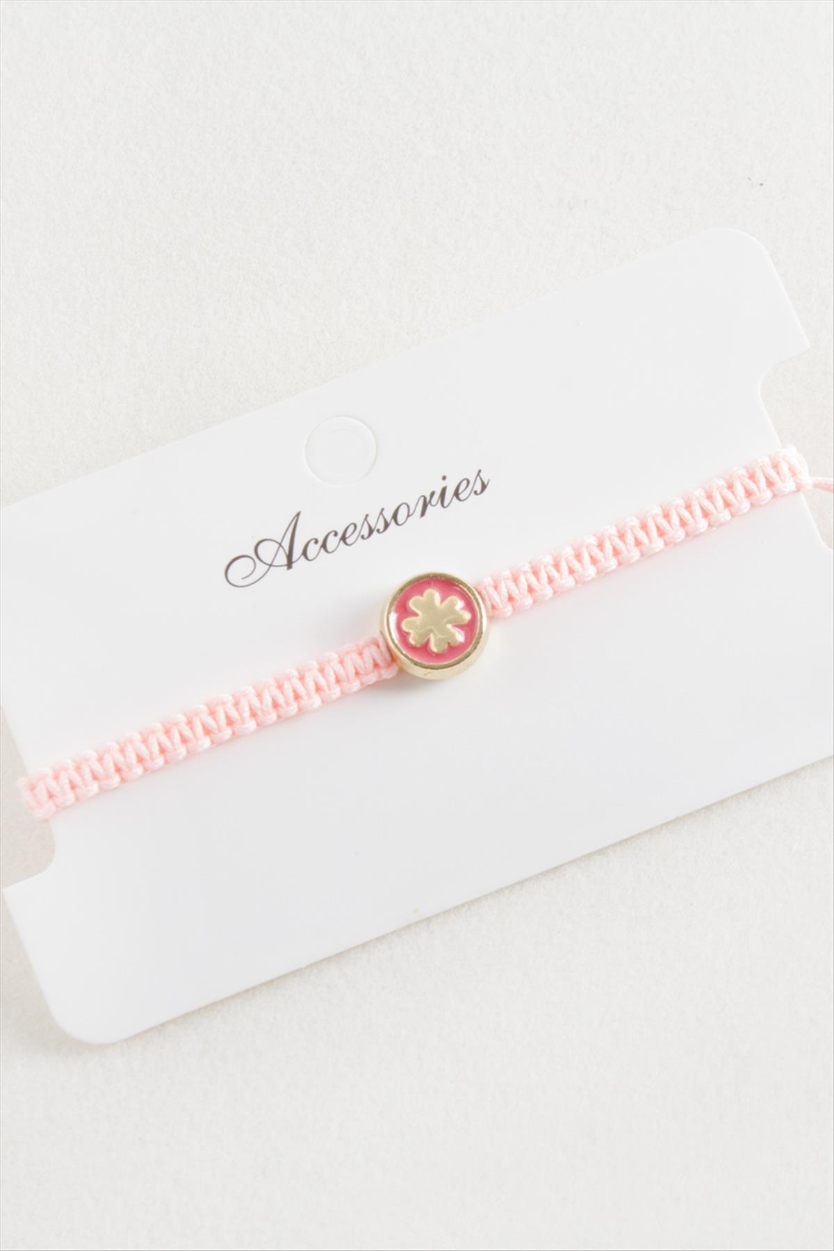 Yonca Makrome Örgülü Bileklik