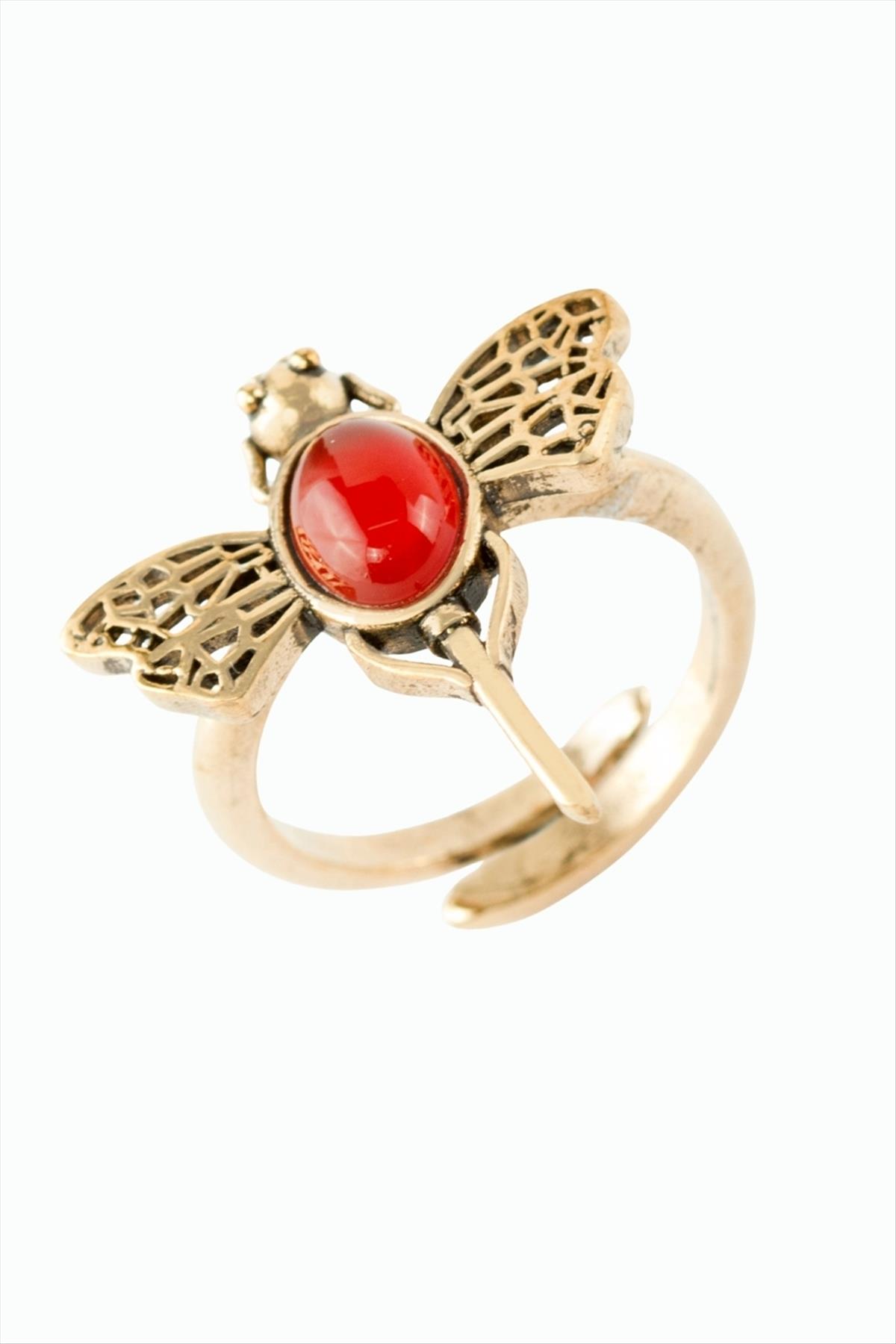 Yusufçuk Doğaltaşlı Otantik Yüzük