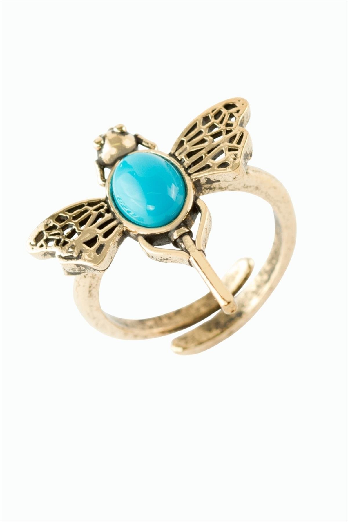 Yusufçuk Doğaltaşlı Otantik Yüzük