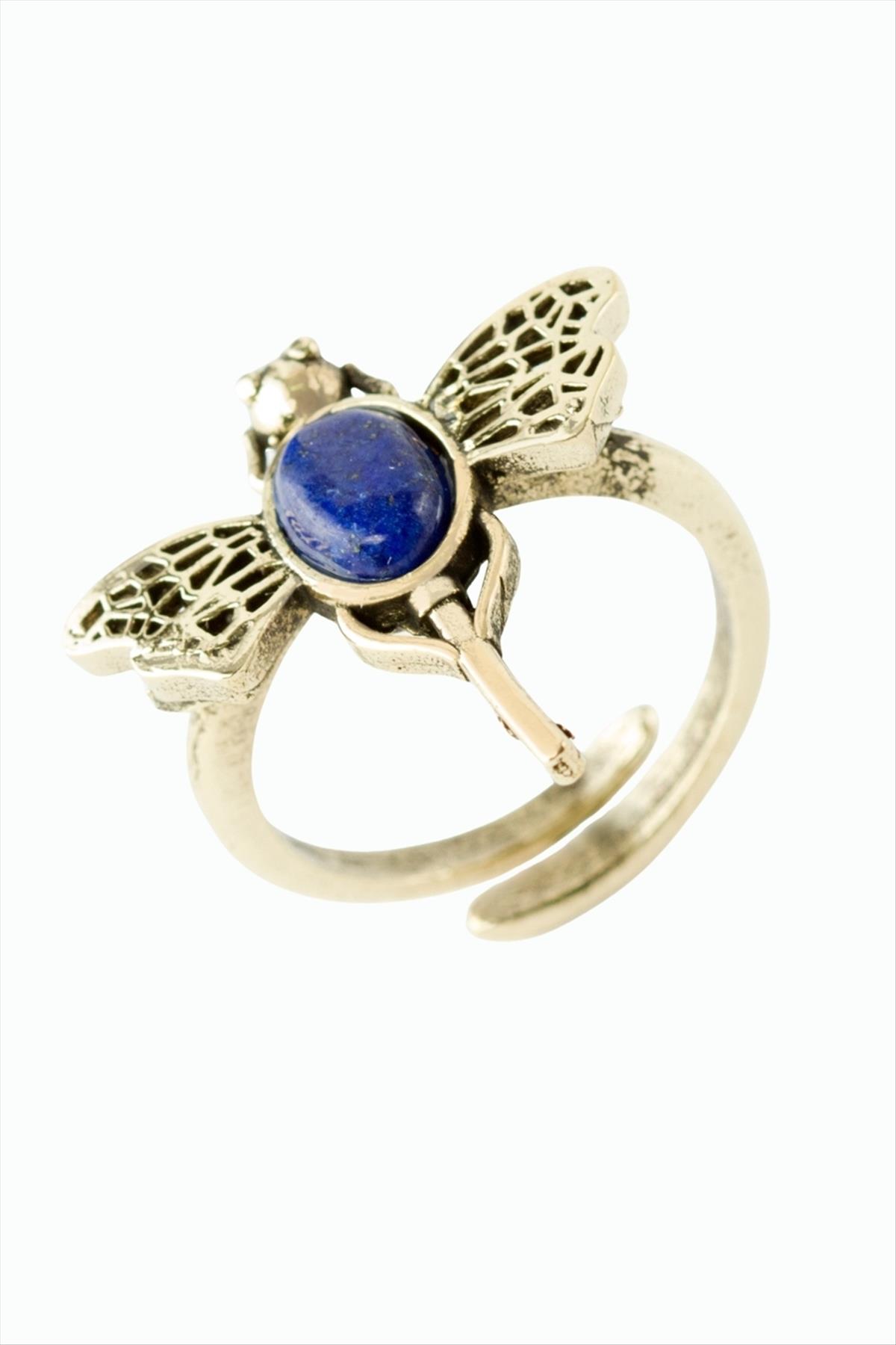 Yusufçuk Doğaltaşlı Otantik Yüzük