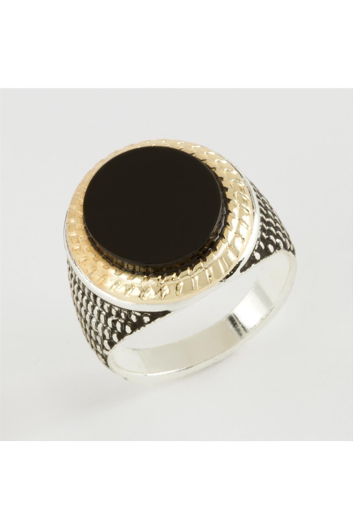 Yuvarlak Metal Erkek Yüzük