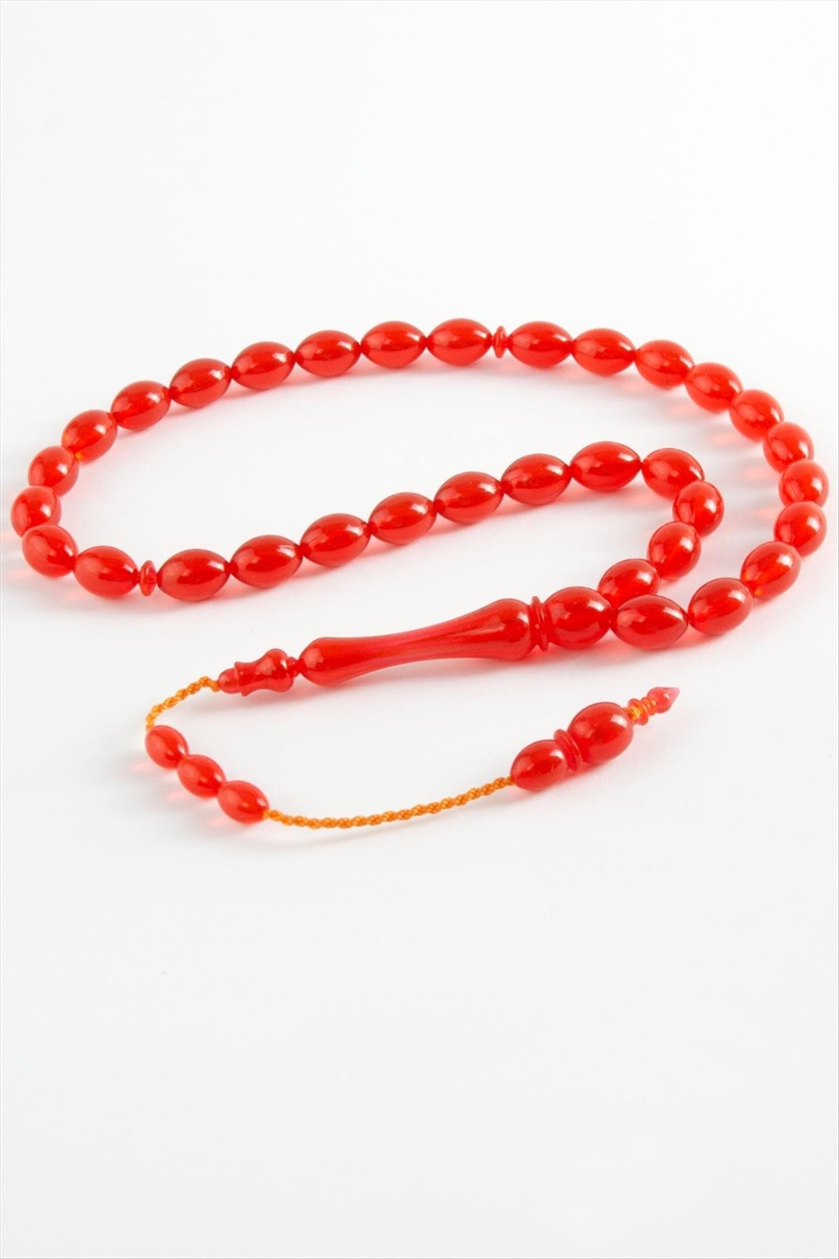 Zeytin Şekilli Plastik Tesbih 8*11 mm