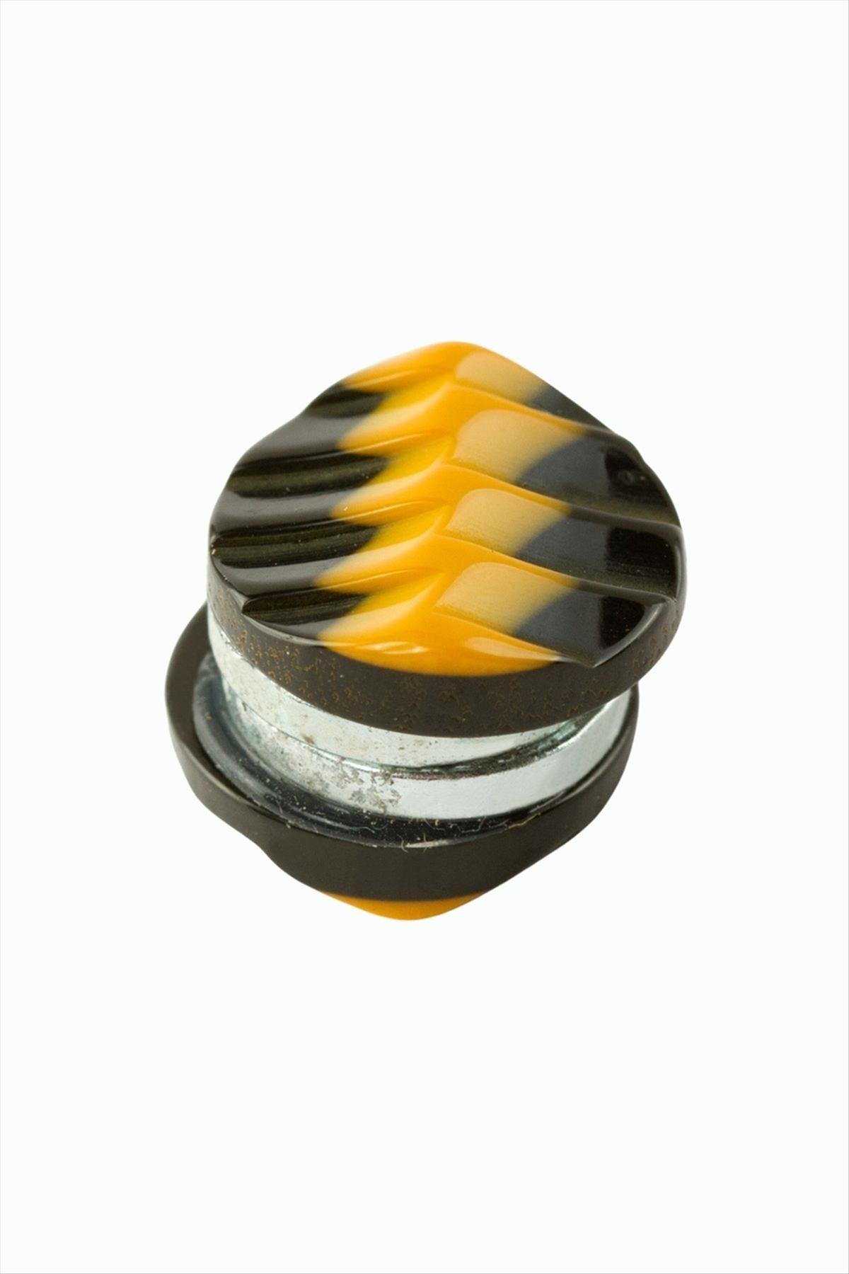 Zikzak Desenli Kupa Eşarp Mıknatısı 1 Adet