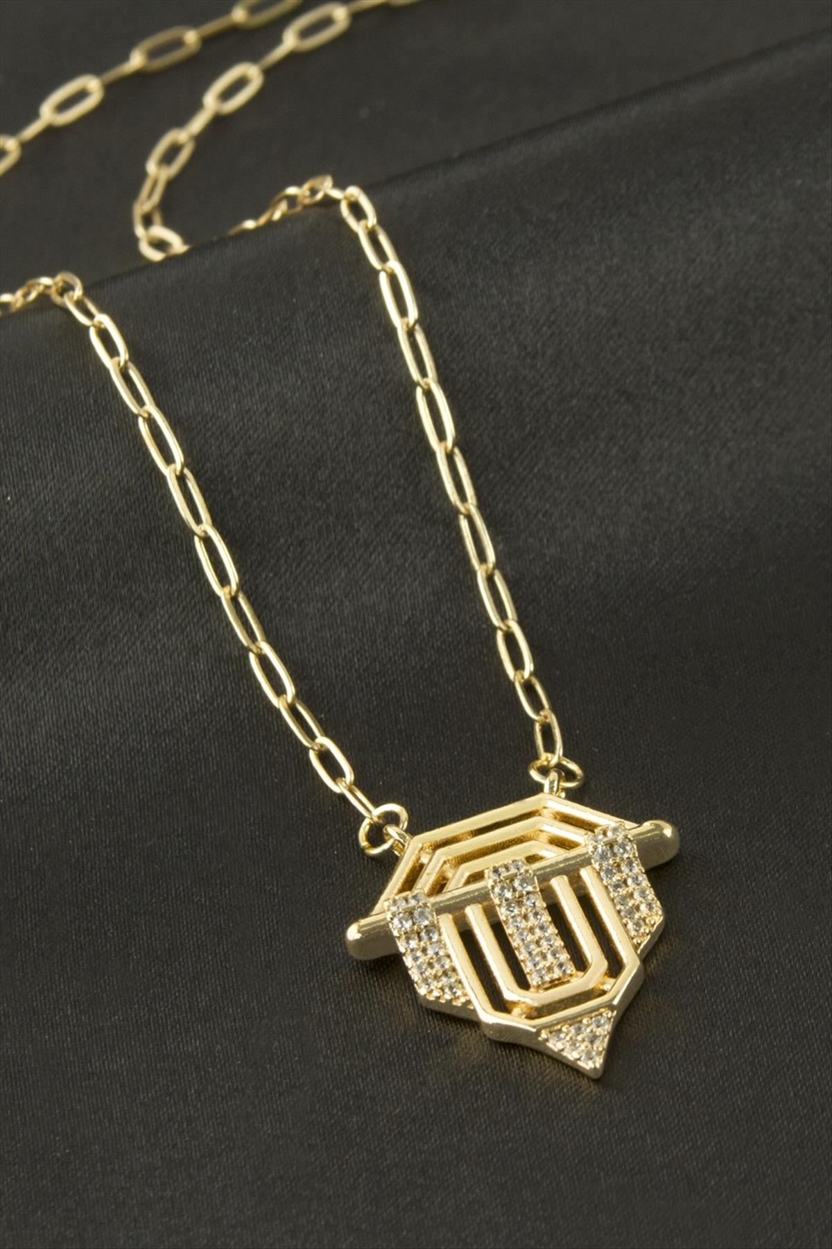 Zirkon Taşlı Kolye