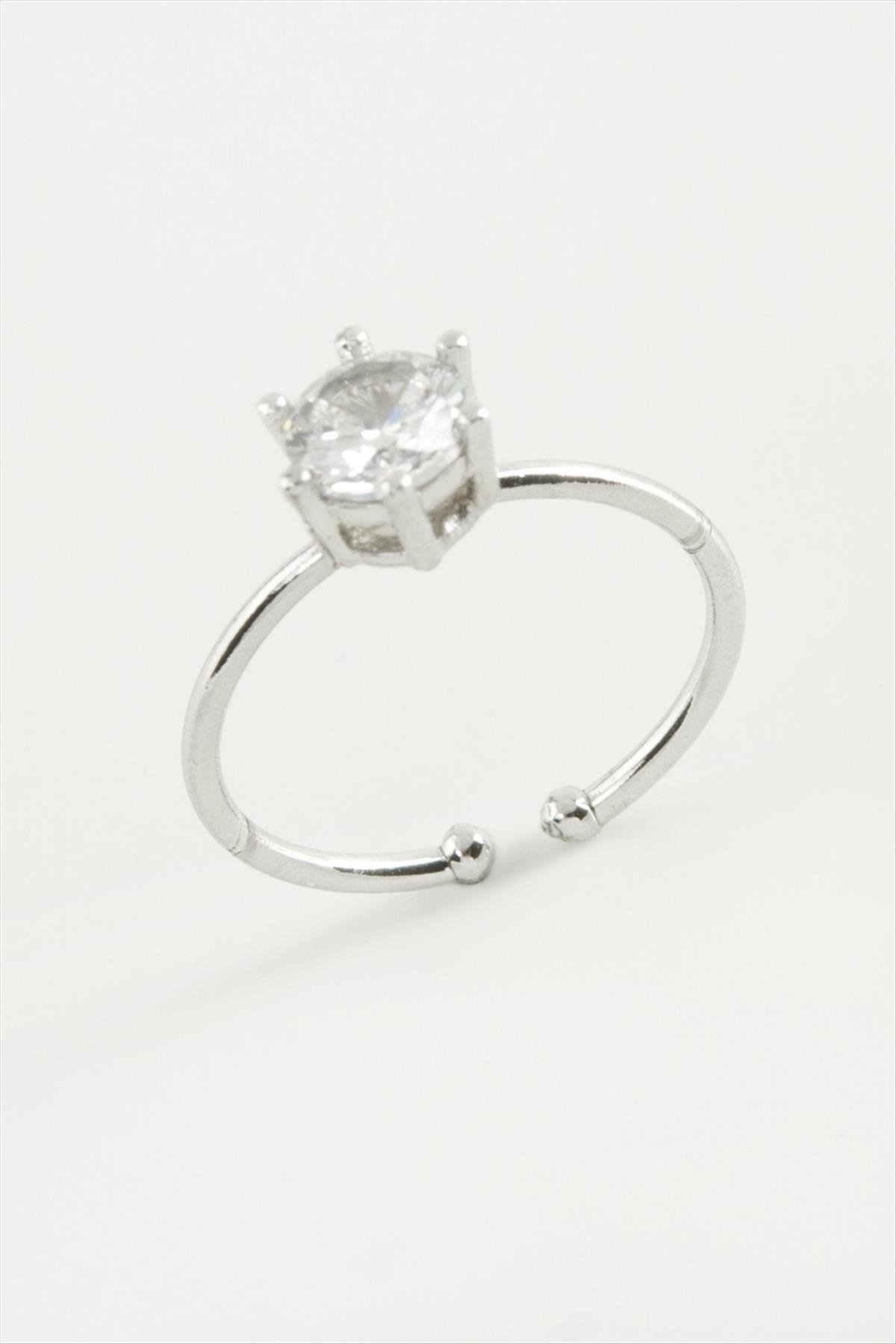 Zirkon Tektaşlı Yüzük