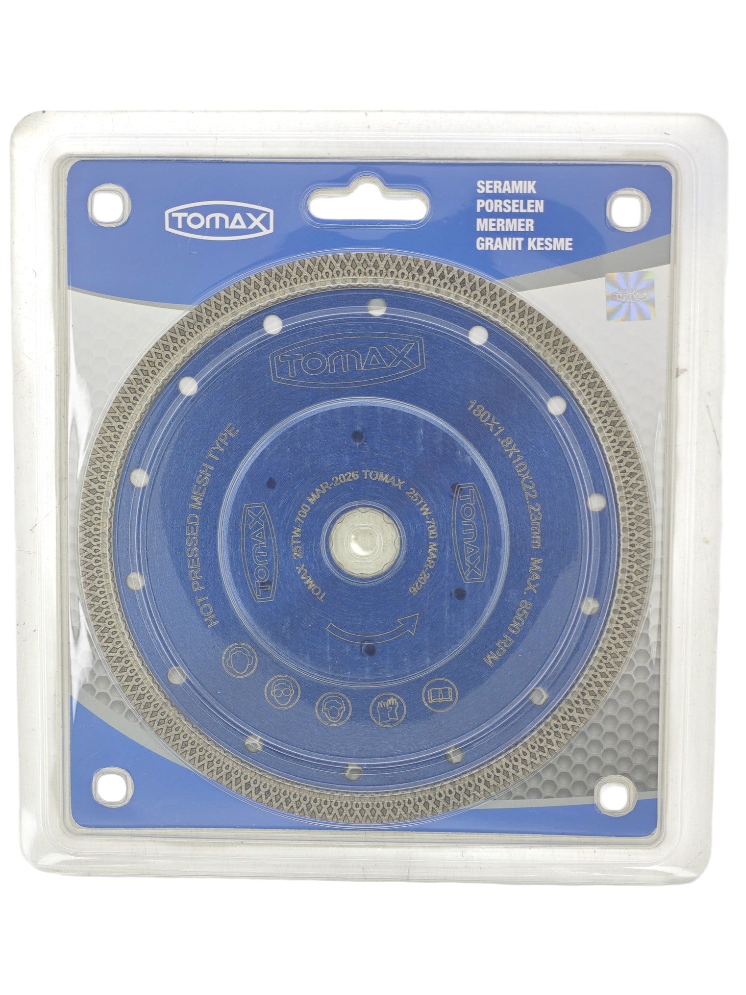 25TW-700   Tomax Seramik Mermer İnce Hassas Kesim 180*1.4*22mm