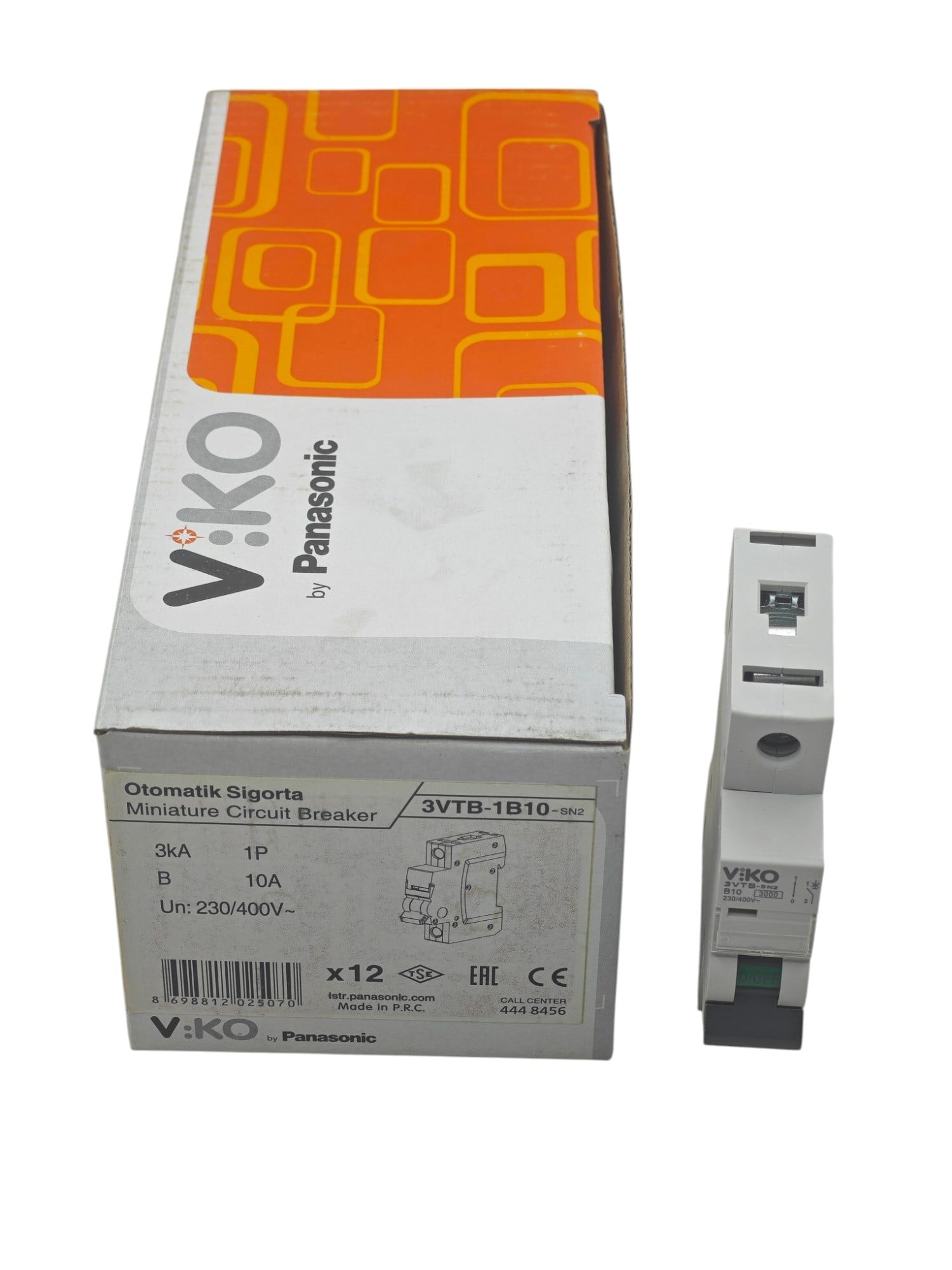 3VTB-1B10-SN2   Viko Otomatik Sigorta 10A