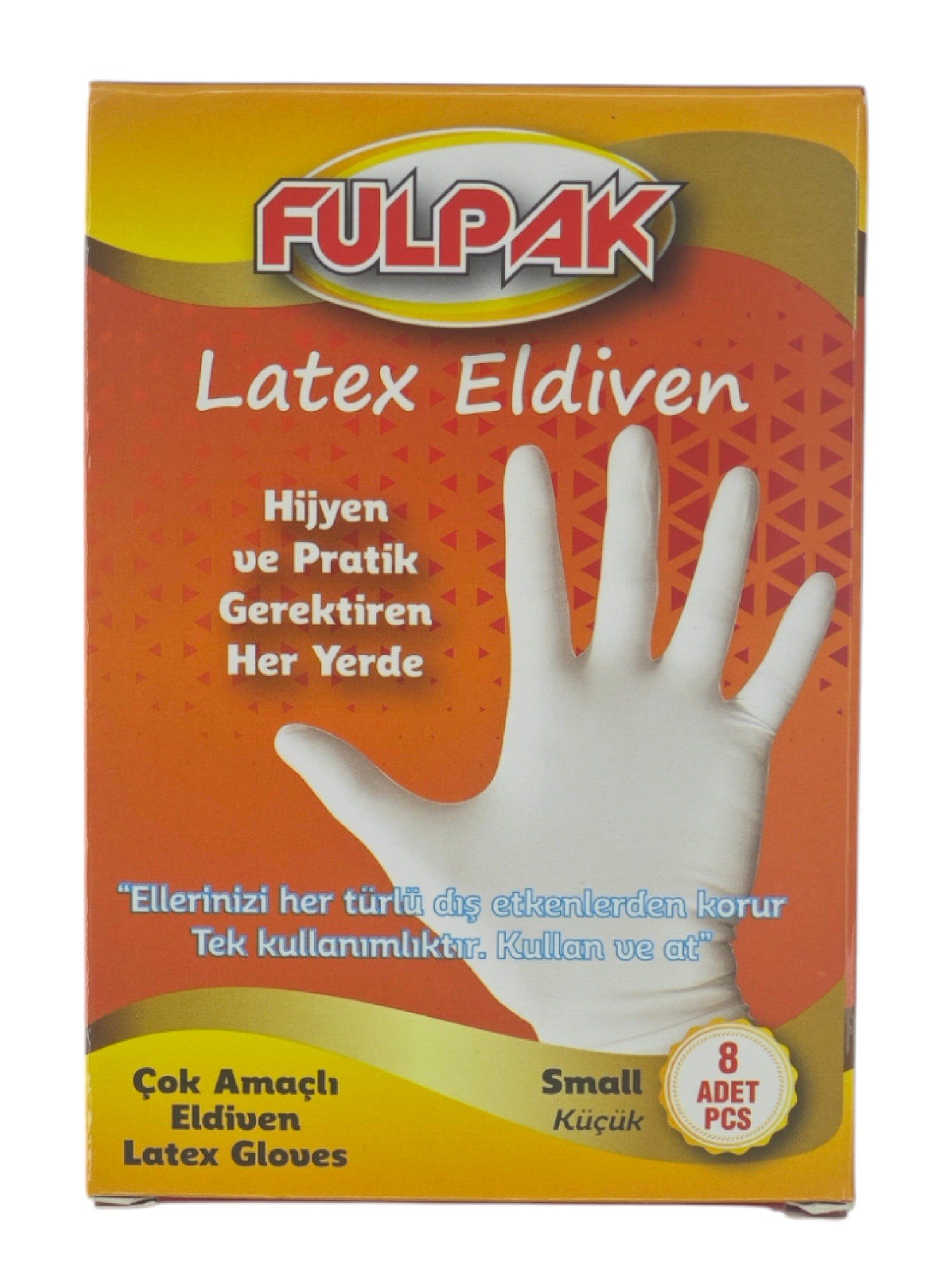 8008   Fulpak Lateks Eldiven 8li