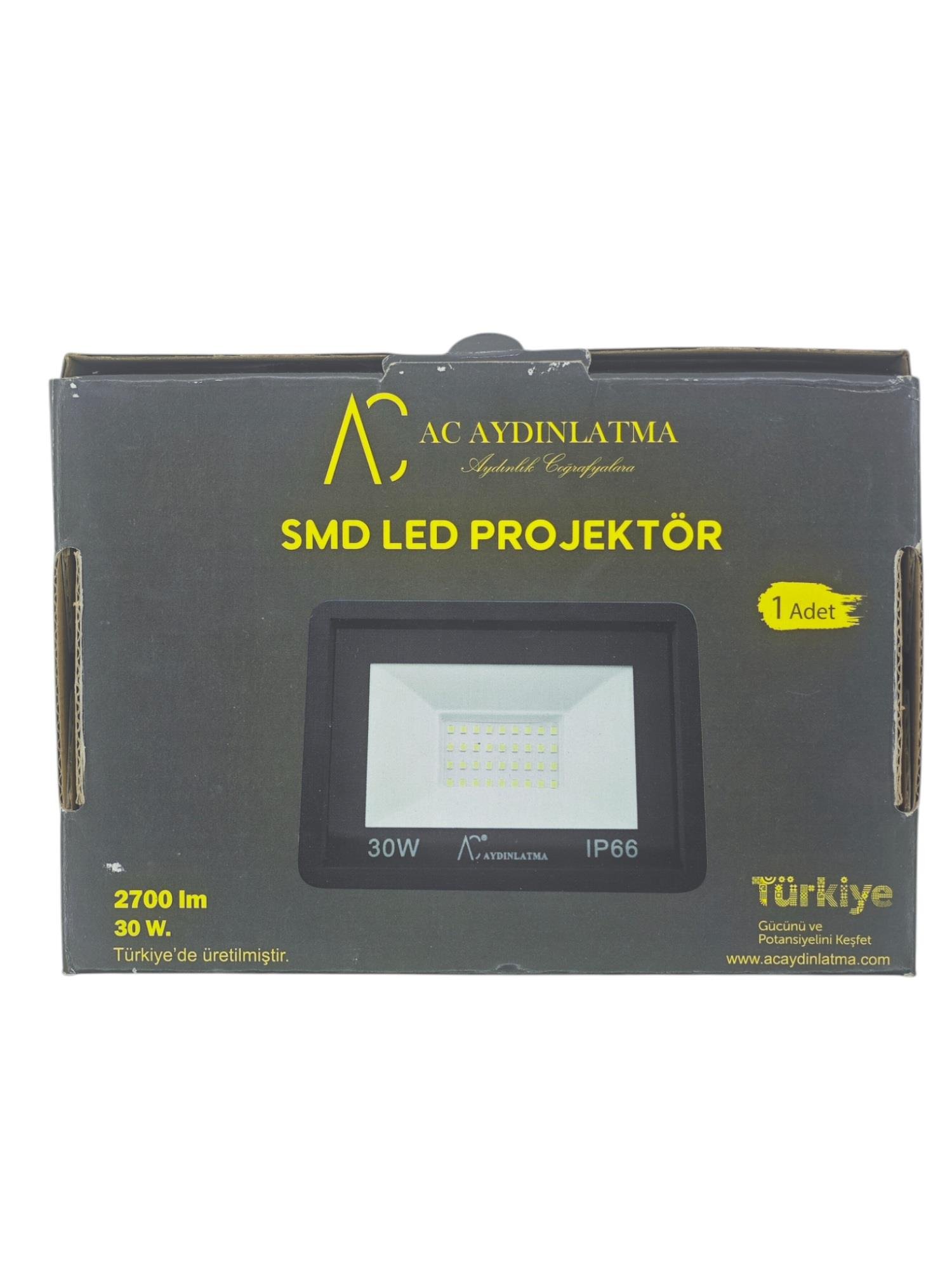 AC4840   AC 30W SMD Led Tablet Prejektör - 6500K