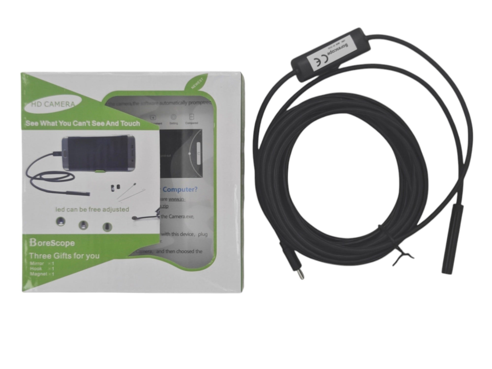 AN98B   Borescope 7mm HD Camera 5m