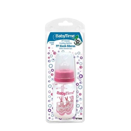 Baby Time Kiraz Uç Silikonlu Biberon BT-066 150 ml
