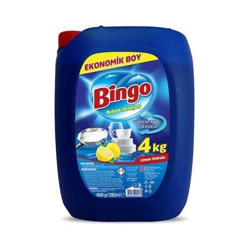 Bingo Bulaşık Deterjanı Sirke Limon Karbonat 4 L