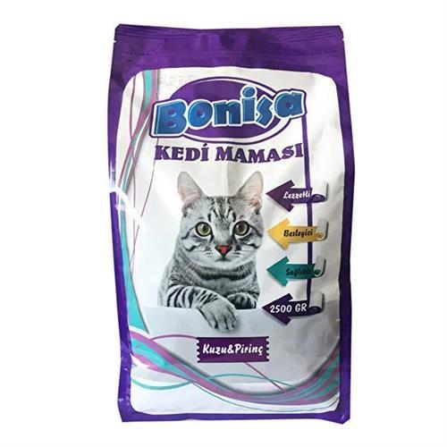 Bonisa Kuzu Pirinçli Kedi Maması 2.5 kg