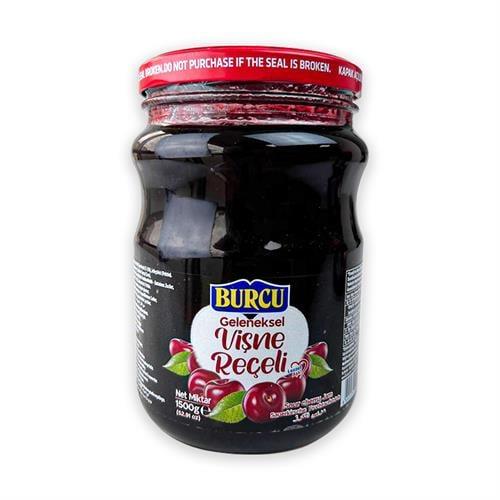 Burcu Vişne Reçeli Cam 1500 Gr