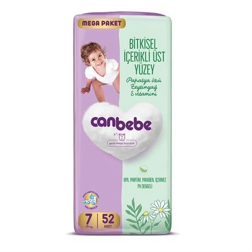 Canbebe Mega Paket Bebek Bezi X-Large 52 li No:7