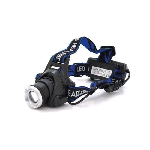 Cata Şarj Edilebilir Poyraz Kafa Led Feneri Beyaz 6400K (Zoom+Sos+Geniş Açı+2*1860 Pilli)