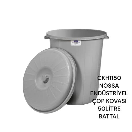 CKB1150   NOSSA PLASTİK ÇÖP KOVASI 50lt - Battal